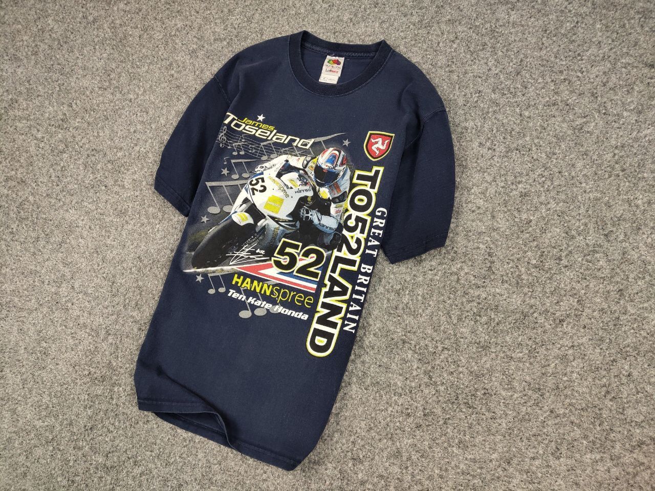 Vintage Vintage Honda Racing Motorcycle James Toseland T Shirt Tee Size US M / EU 48-50 / 2 - 3 Thumbnail