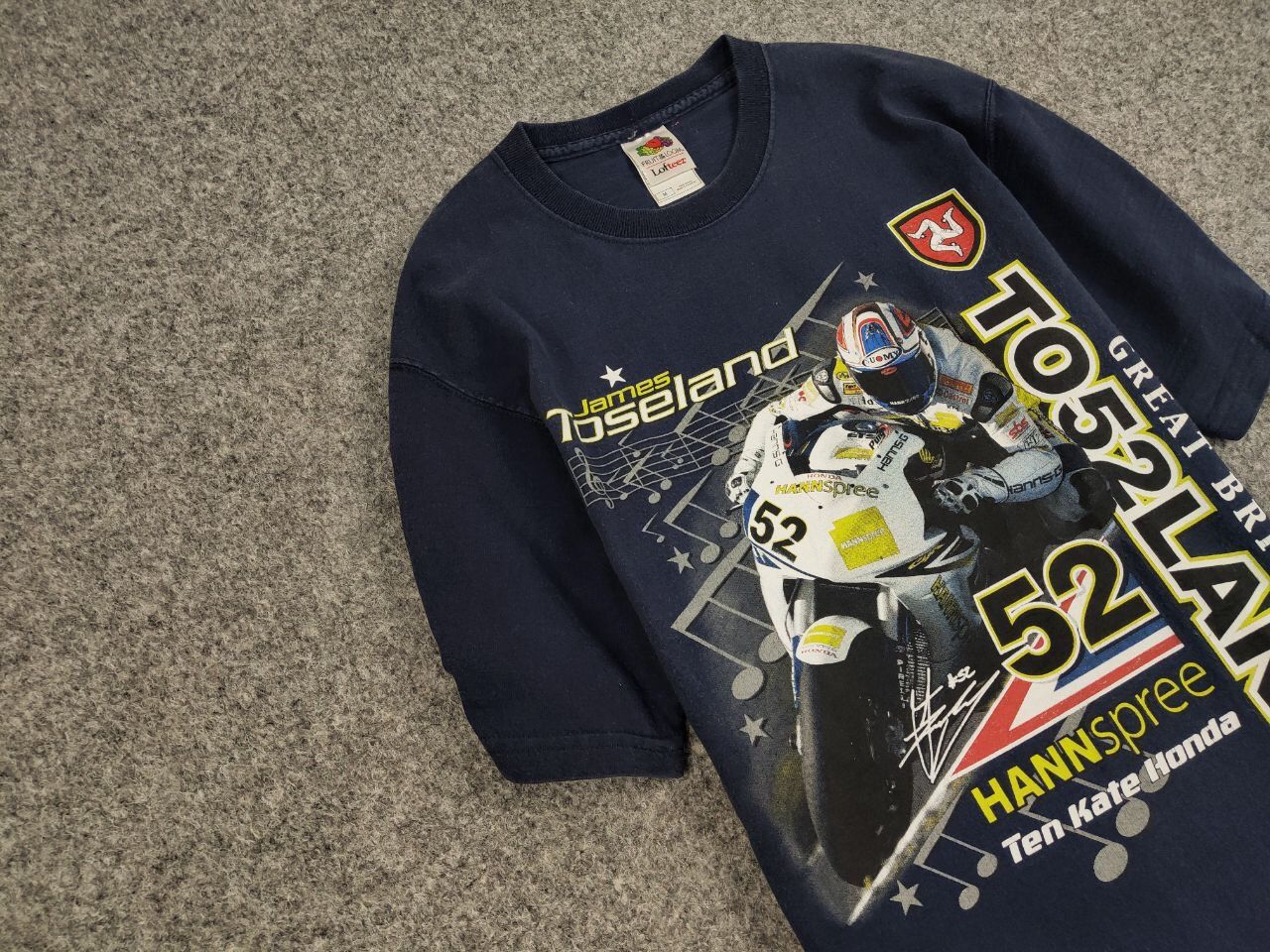 Vintage Vintage Honda Racing Motorcycle James Toseland T Shirt Tee Size US M / EU 48-50 / 2 - 6 Thumbnail