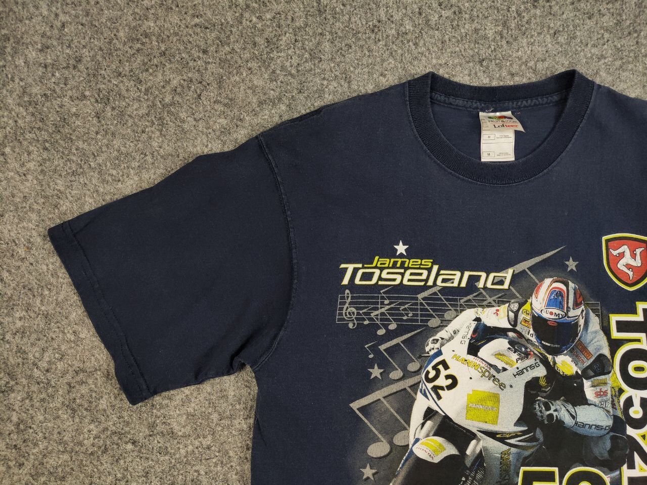 Vintage Vintage Honda Racing Motorcycle James Toseland T Shirt Tee Size US M / EU 48-50 / 2 - 12 Thumbnail