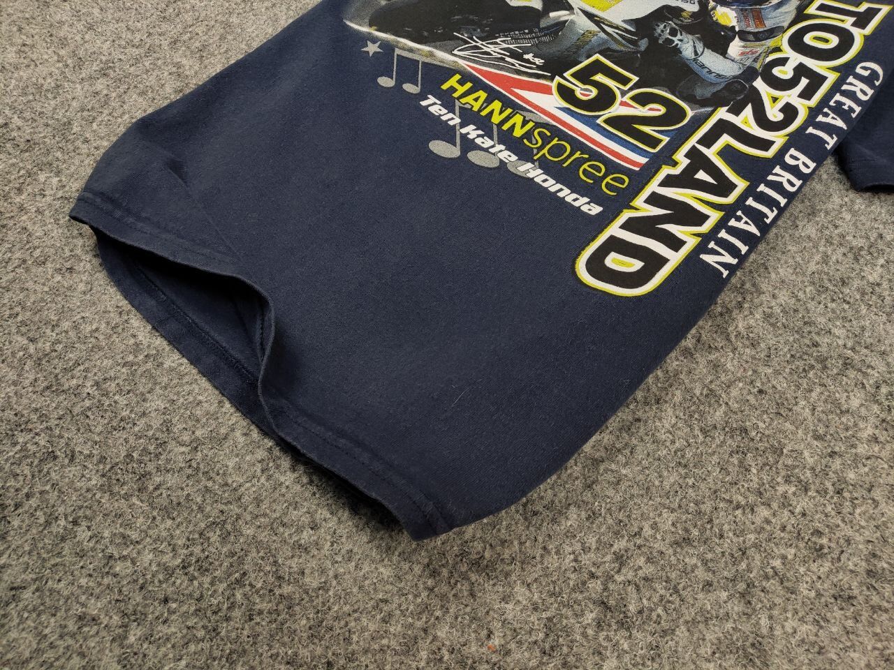 Vintage Vintage Honda Racing Motorcycle James Toseland T Shirt Tee Size US M / EU 48-50 / 2 - 5 Thumbnail