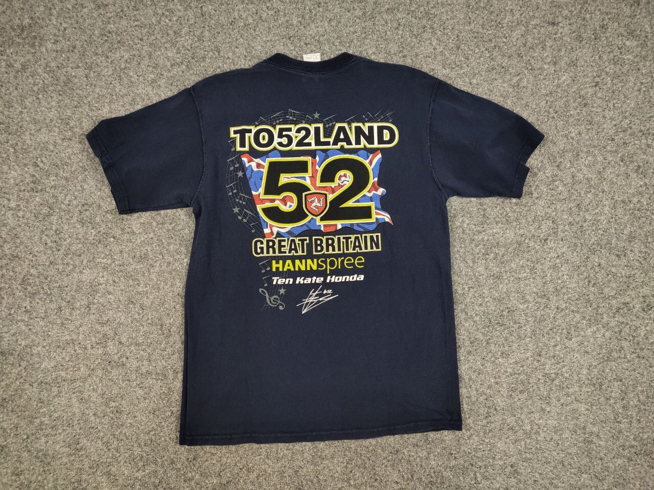Vintage Vintage Honda Racing Motorcycle James Toseland T Shirt Tee Size US M / EU 48-50 / 2 - 14 Thumbnail