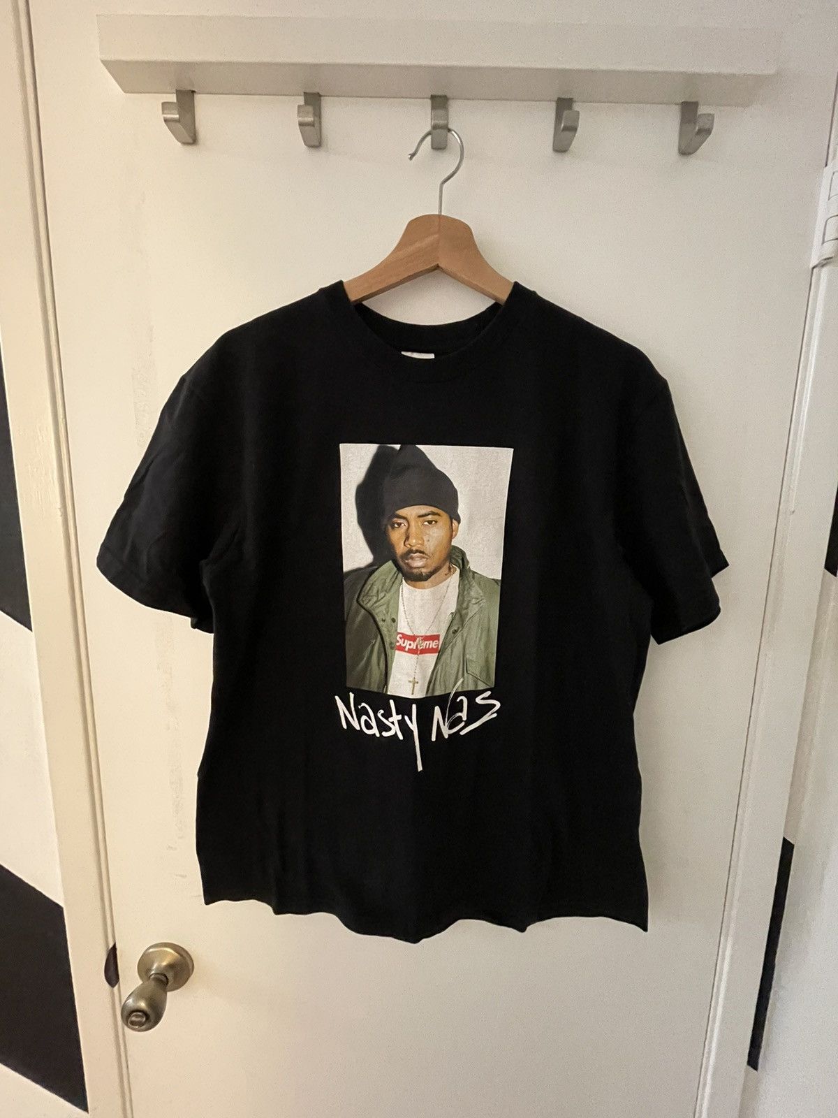 Supreme Supreme Nasty Nas tee black medium | Grailed