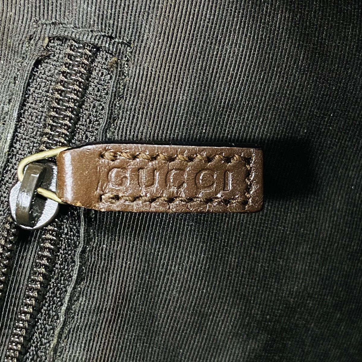 Gucci ARCHIVE GUCCI MONOGRAM CANVAS + LEATHER RARE BAG - № 6037 Size ONE SIZE - 15 Thumbnail