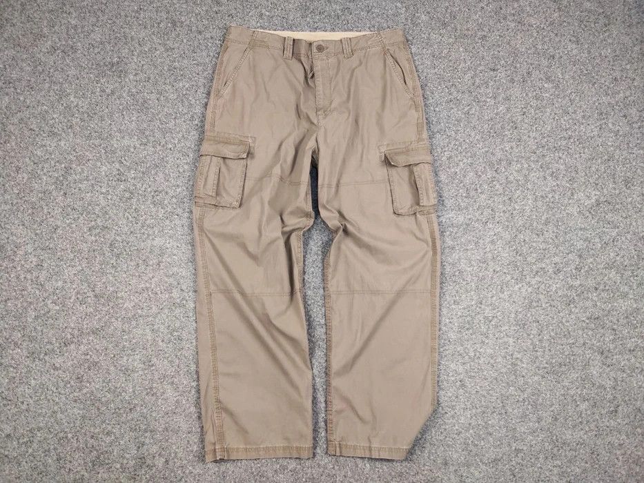 Japanese Brand Vintage 90's Cargo Pants Travis Scott Japan Pocket Beige Size US 36 / EU 52 - 6 Thumbnail