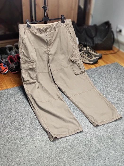 Japanese Brand Vintage 90's Cargo Pants Travis Scott Japan Pocket Beige Size US 36 / EU 52 - 10 Thumbnail
