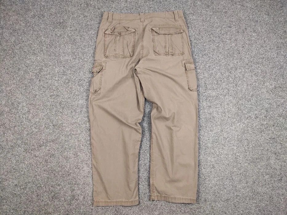Japanese Brand Vintage 90's Cargo Pants Travis Scott Japan Pocket Beige Size US 36 / EU 52 - 7 Thumbnail