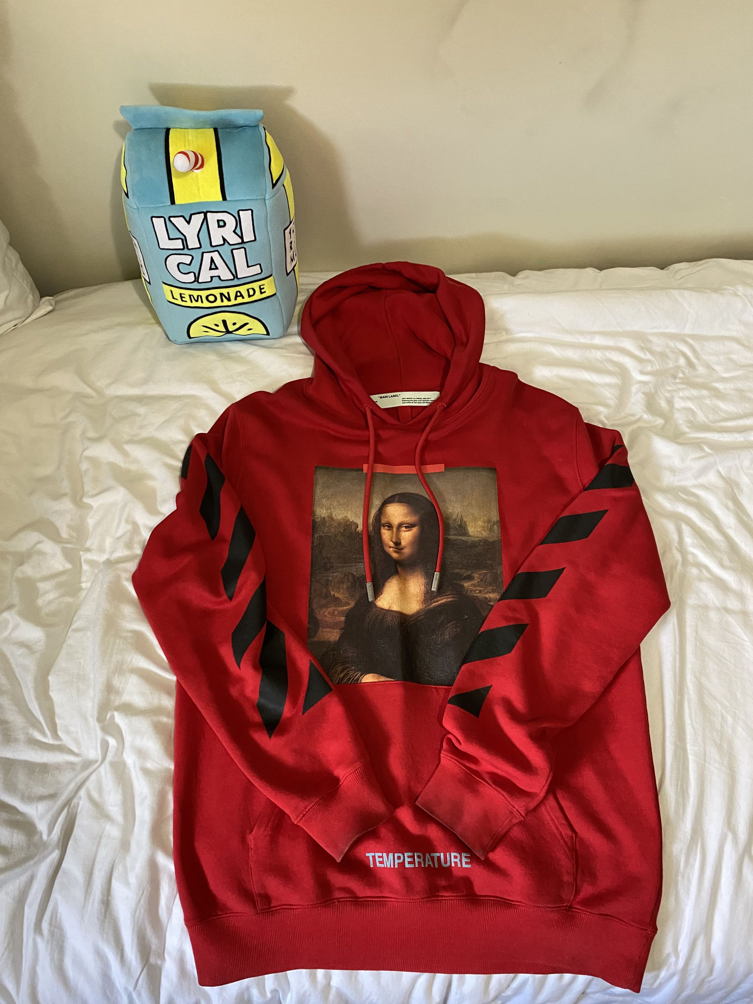 Off White Off White Mona Lisa Temperature Hoodie Grailed