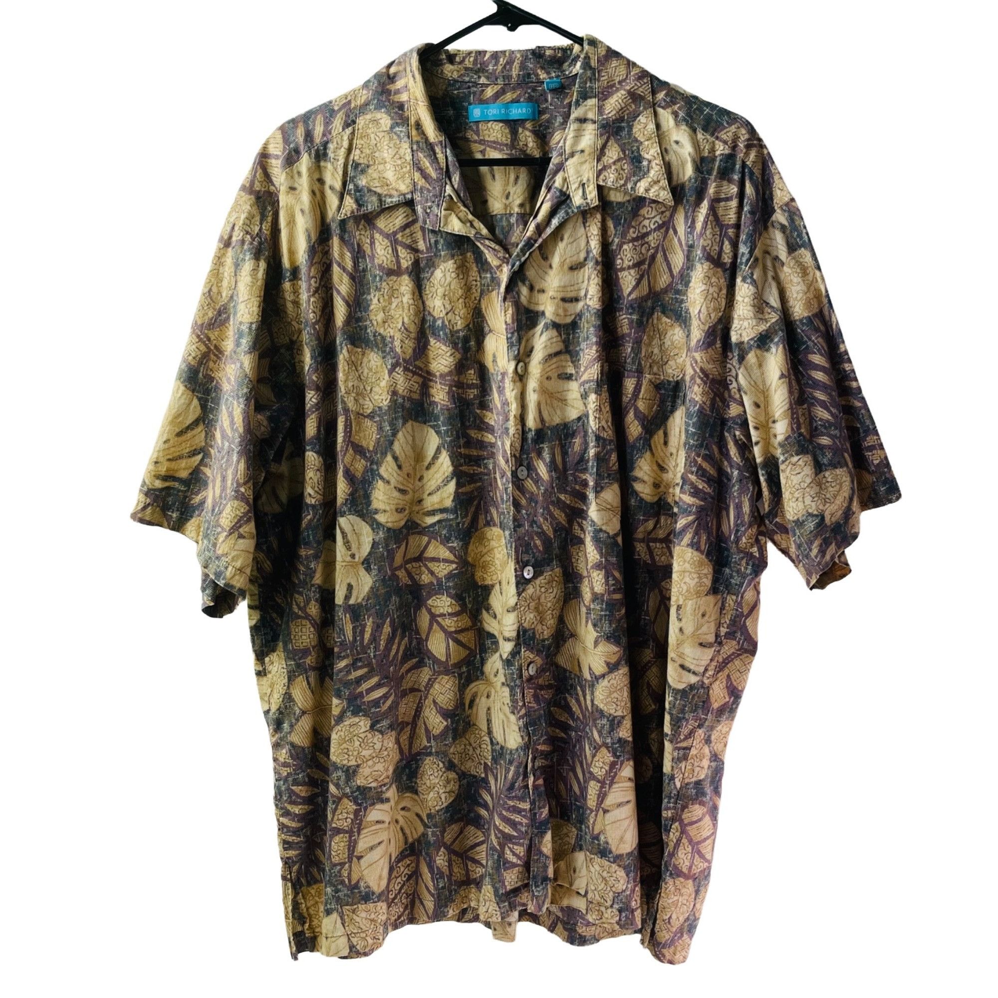 Tori Richard Men's Hawaiian Aloha Shirt Tori Richards 2XL Made in ...