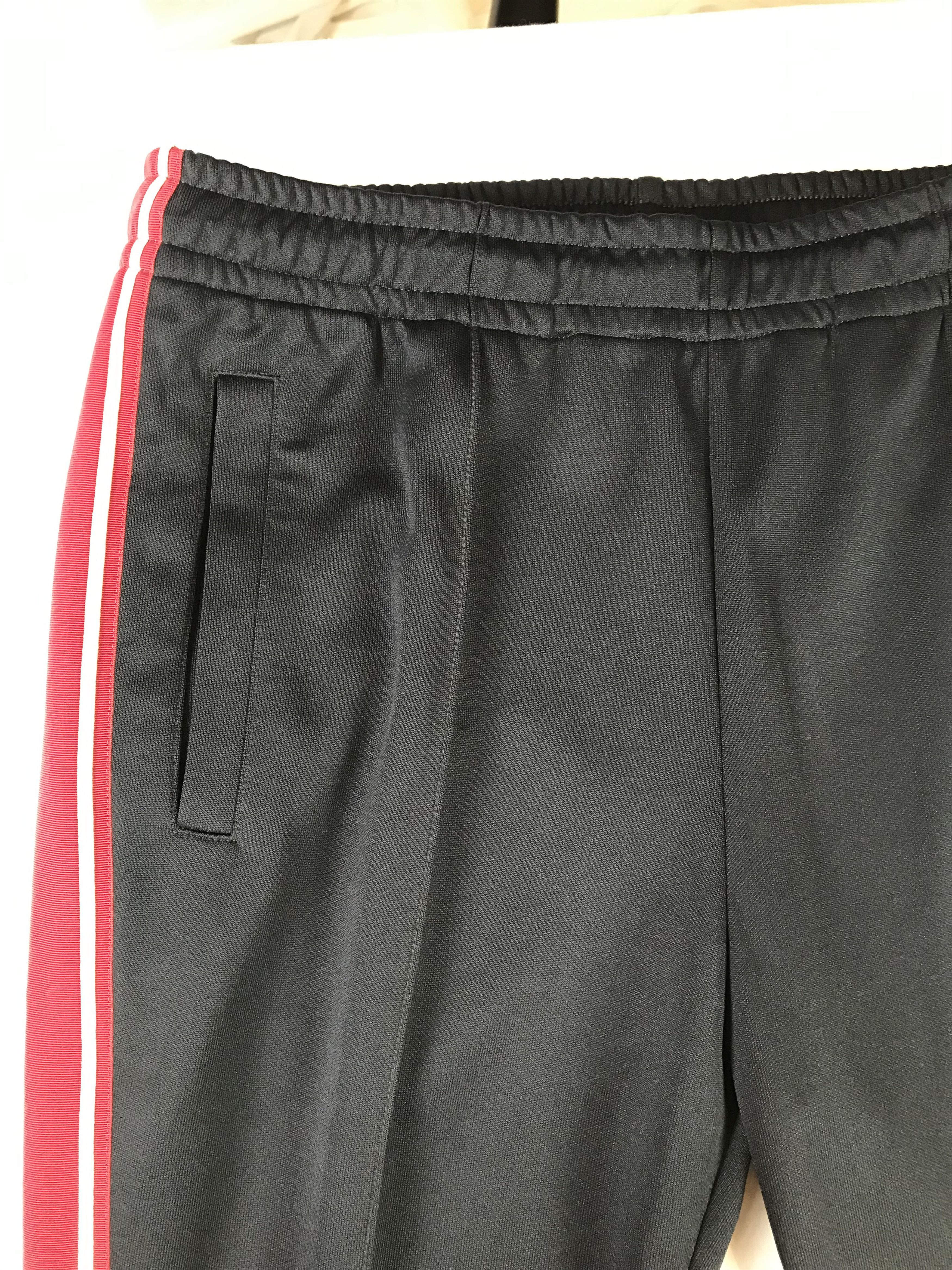 Gucci Men's Gucci Navy Trousers With Red Stripes Size US 32 / EU 48 - 5 Thumbnail