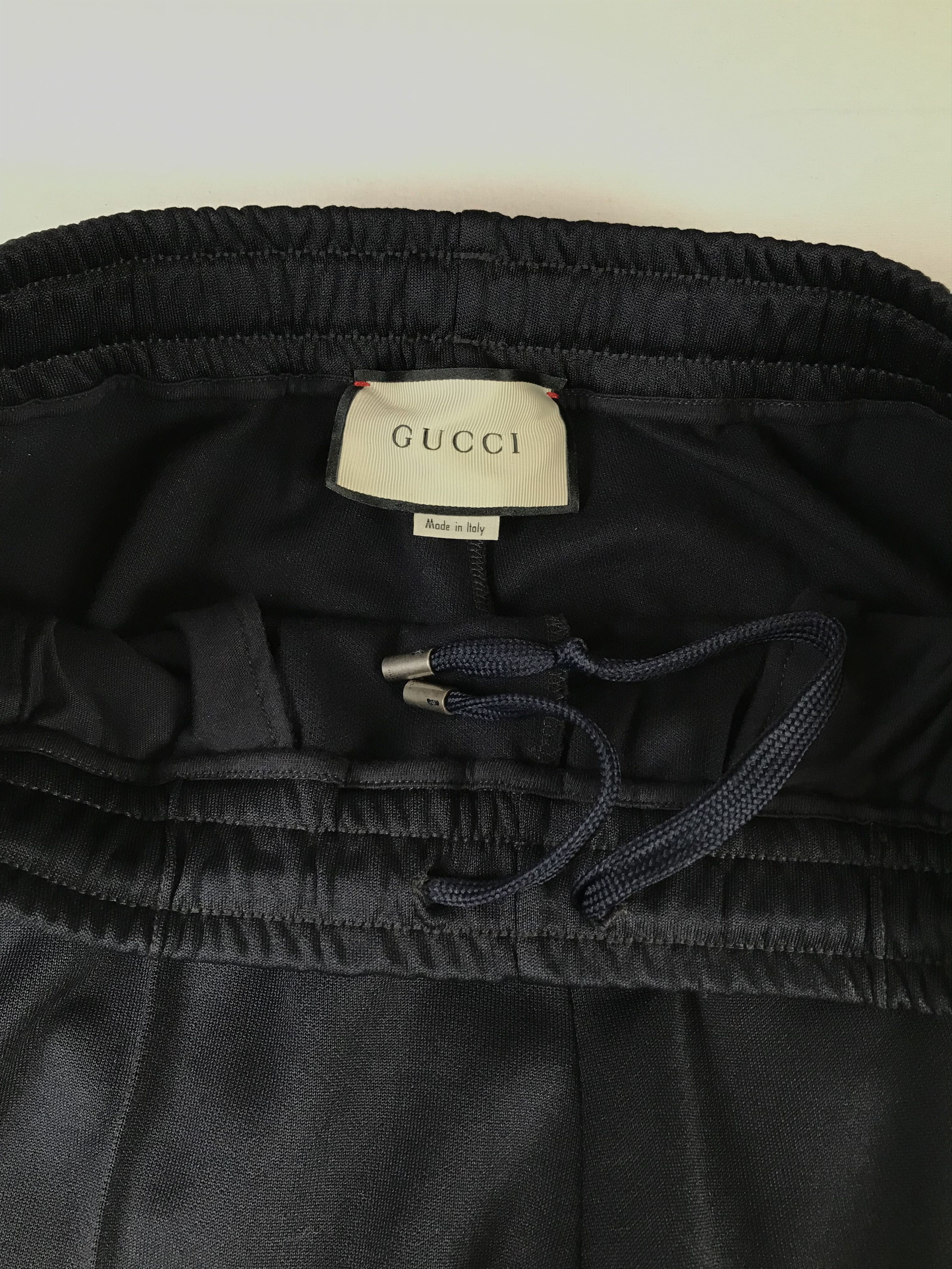 Gucci Men's Gucci Navy Trousers With Red Stripes Size US 32 / EU 48 - 8 Thumbnail