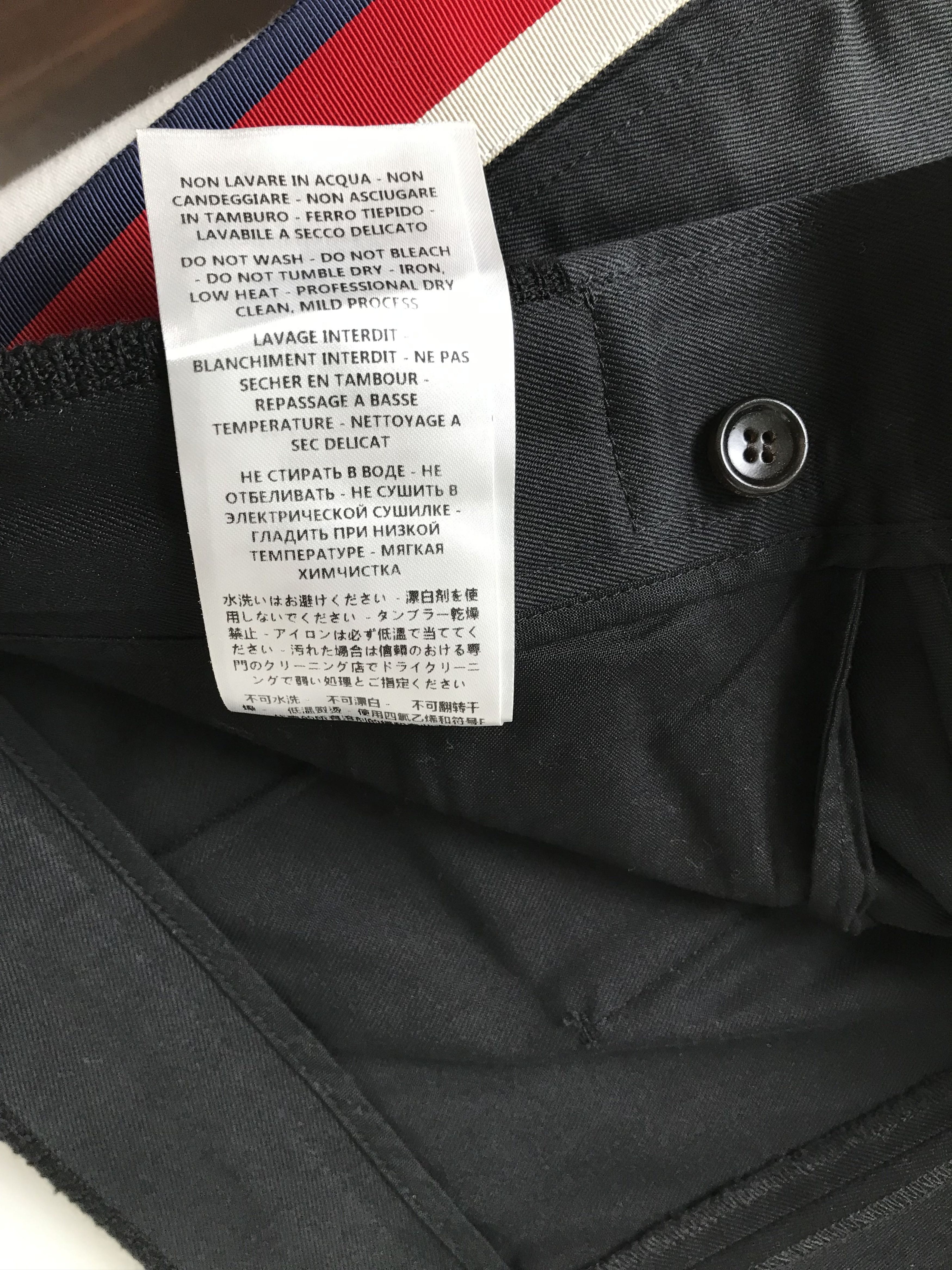 Gucci Gucci Trousers With Red, White & Blue Piping Size US 32 / EU 48 - 12 Thumbnail