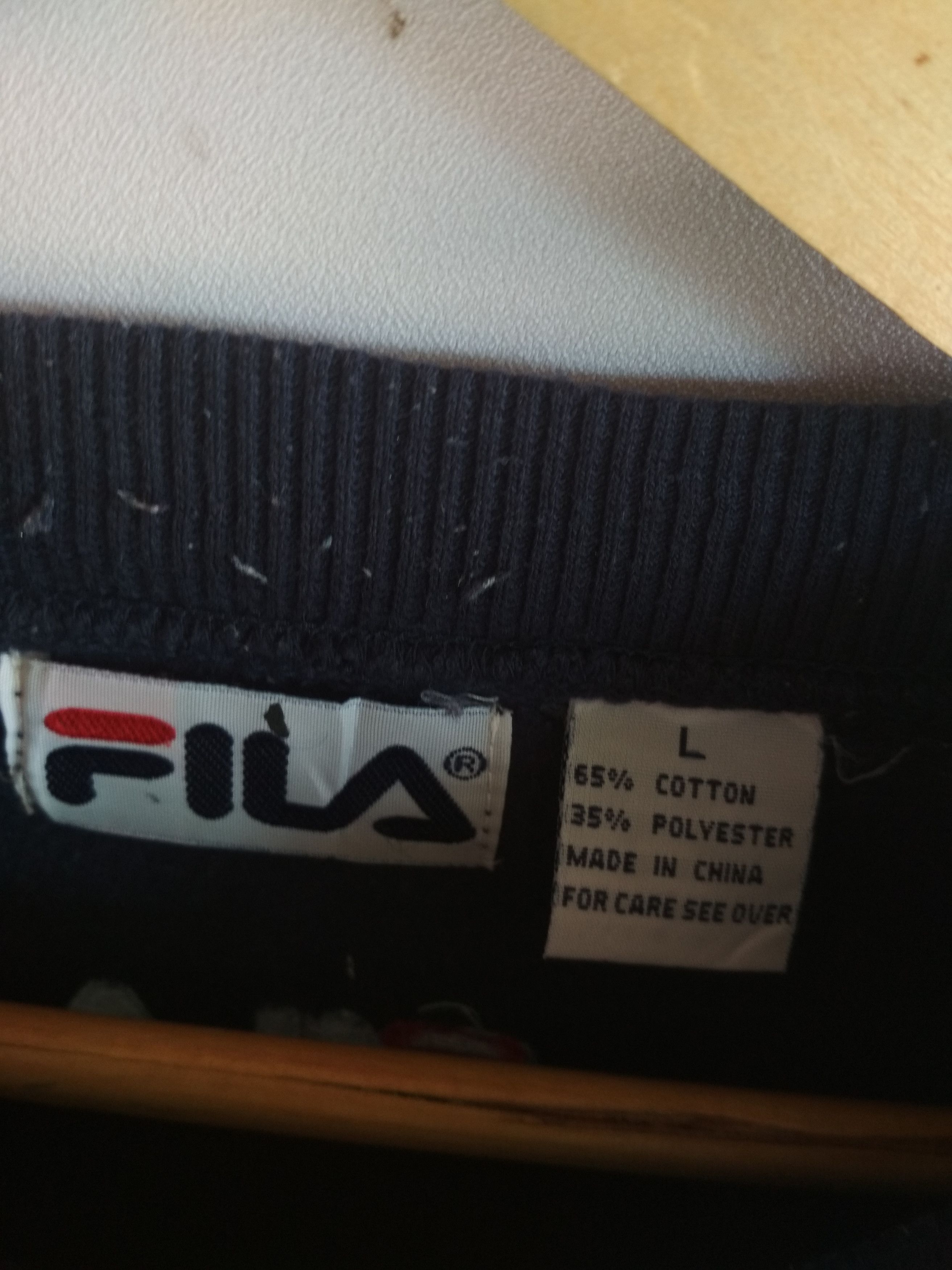 Fila FILA Big Logo Embroidery Front and Back Sweatshirt Size US L / EU 52-54 / 3 - 4 Thumbnail