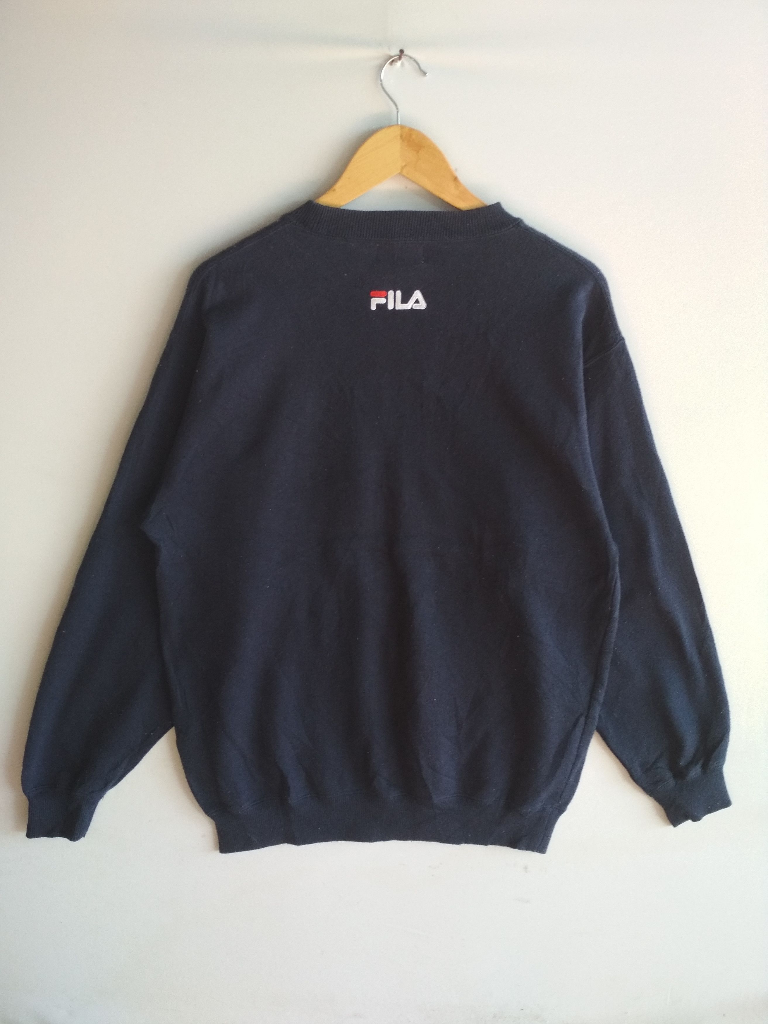Fila FILA Big Logo Embroidery Front and Back Sweatshirt Size US L / EU 52-54 / 3 - 5 Thumbnail