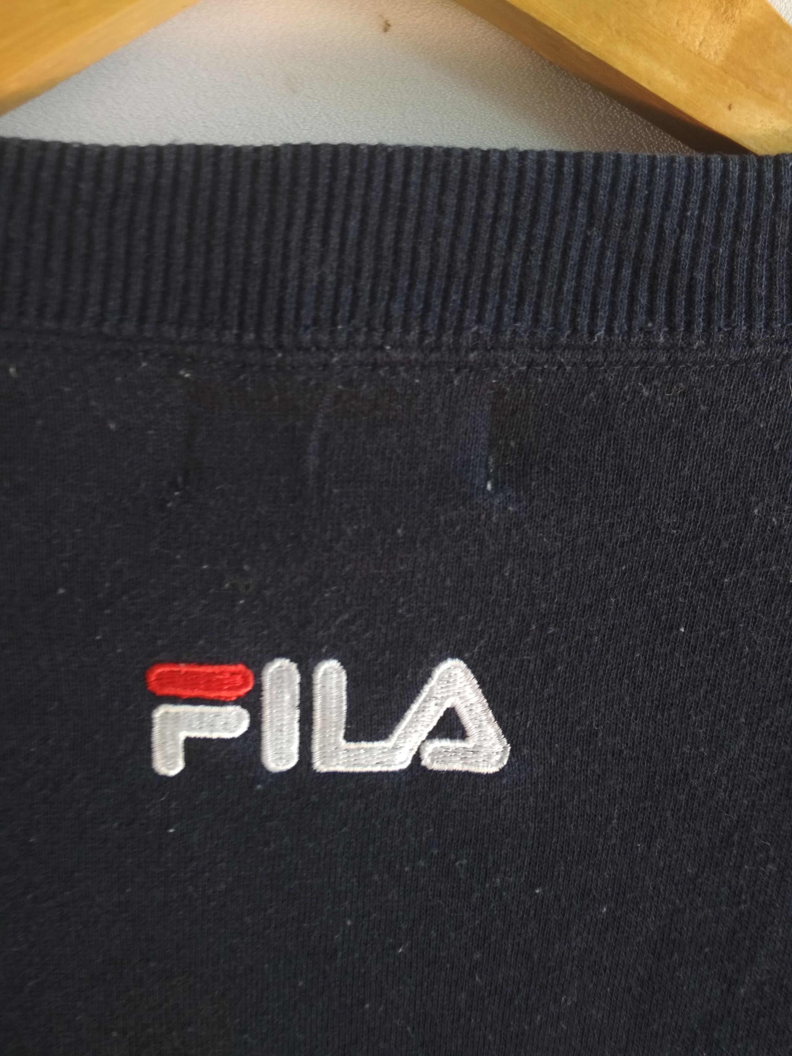 Fila FILA Big Logo Embroidery Front and Back Sweatshirt Size US L / EU 52-54 / 3 - 6 Thumbnail