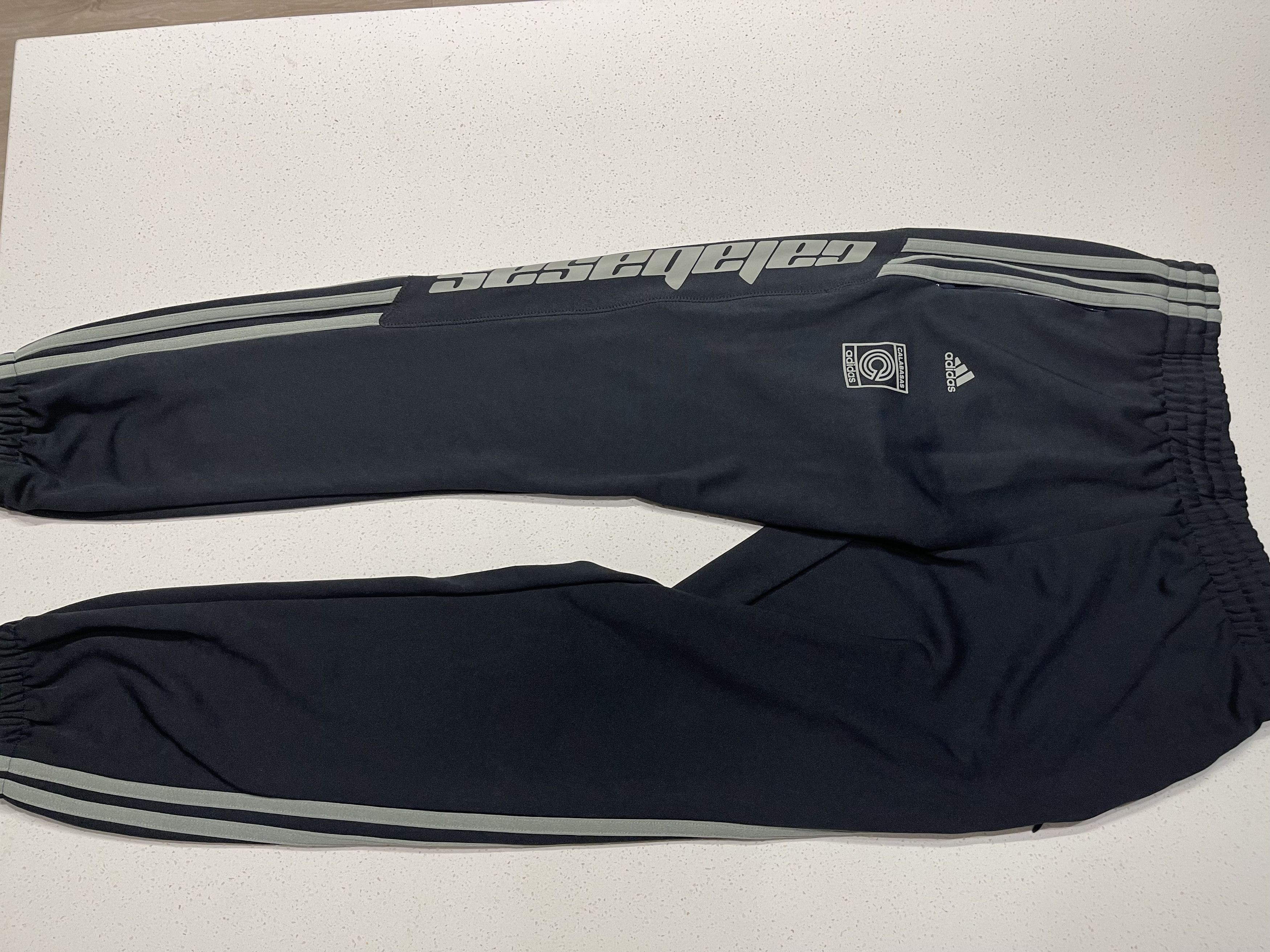 Adidas YEEZY ADIDAS CALABASAS TRACK PANTS LUNA WOLVES S Grailed