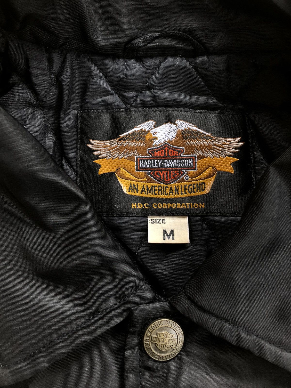 Harley Davidson × Vintage Vintage Harley Davidson button jacket Size US M / EU 48-50 / 2 - 11 Thumbnail