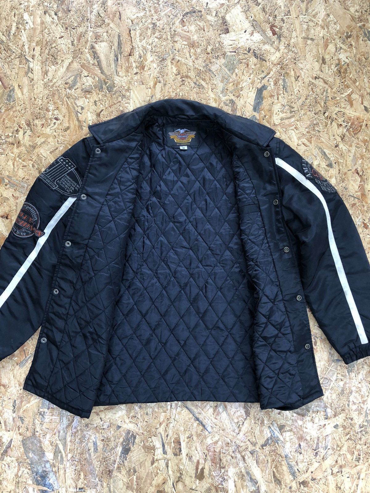 Harley Davidson × Vintage Vintage Harley Davidson button jacket Size US M / EU 48-50 / 2 - 8 Thumbnail