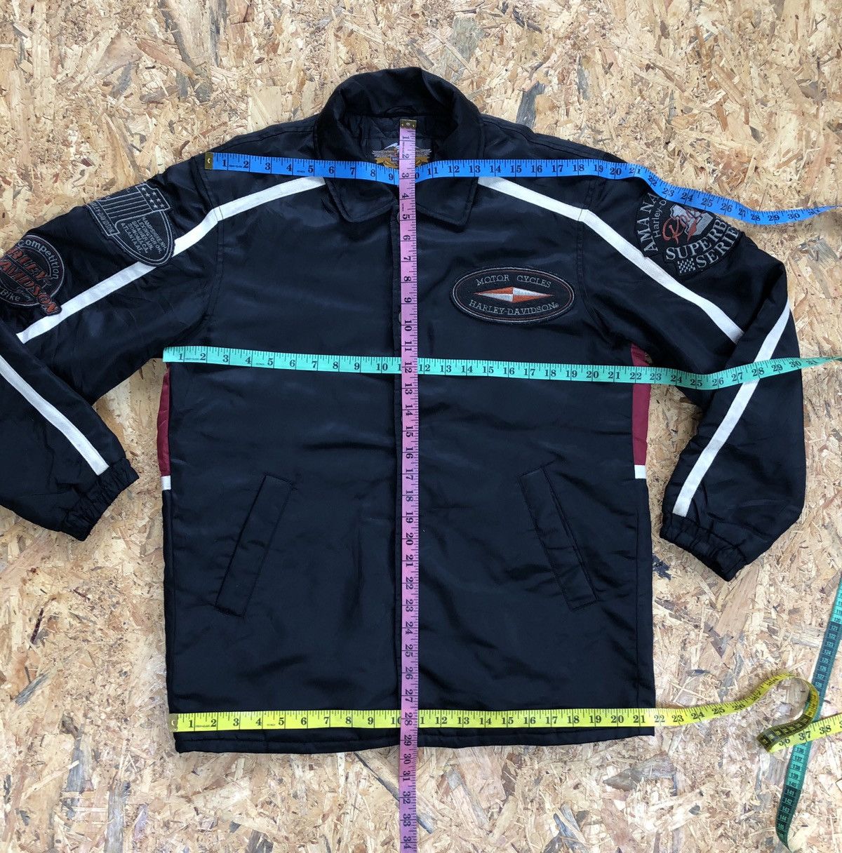Harley Davidson × Vintage Vintage Harley Davidson button jacket Size US M / EU 48-50 / 2 - 9 Thumbnail