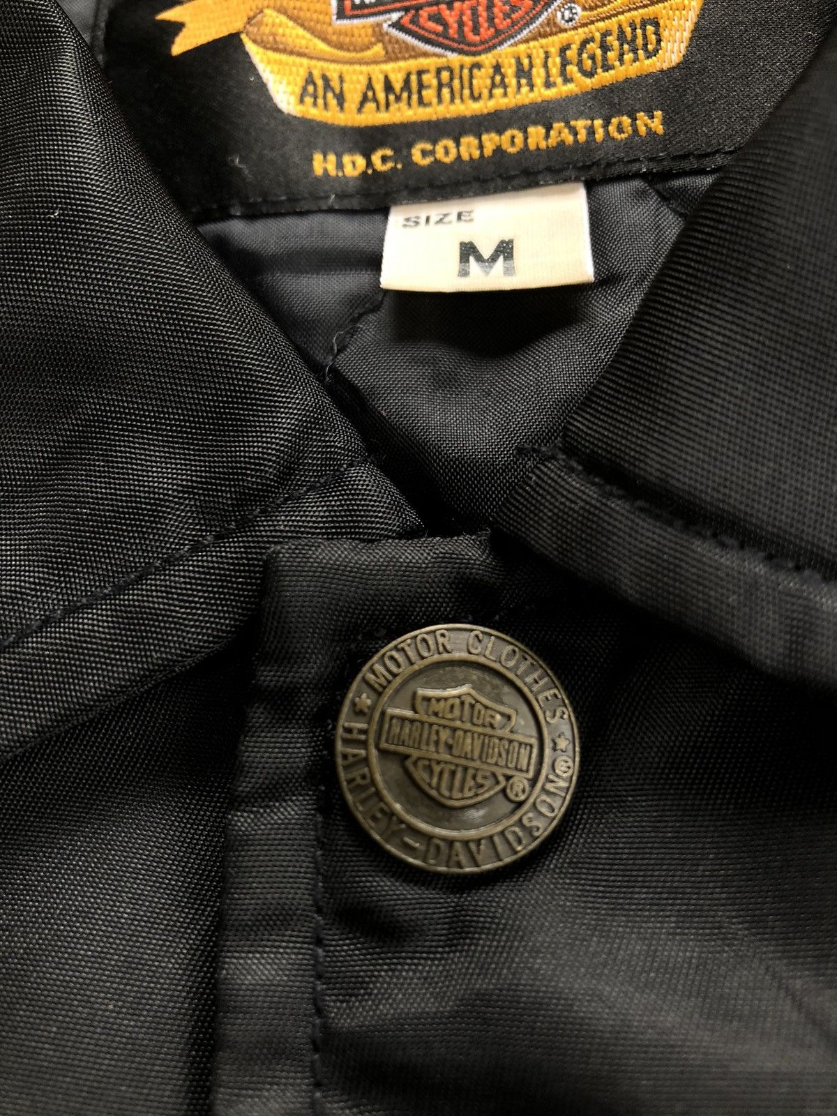 Harley Davidson × Vintage Vintage Harley Davidson button jacket Size US M / EU 48-50 / 2 - 12 Thumbnail
