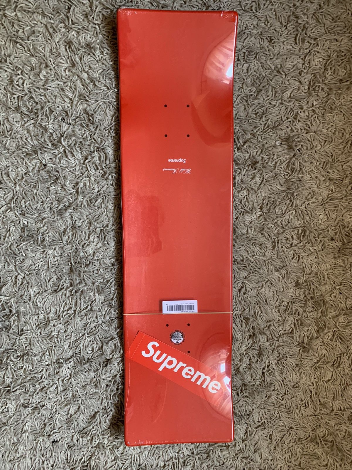 Supreme Supreme uncut box logo skateboard deck | Grailed