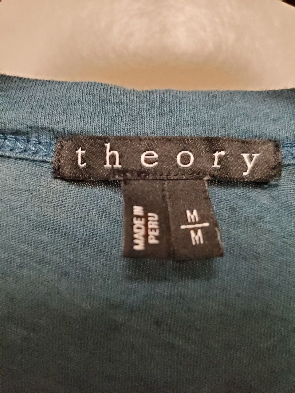 Theory Theory V Neck T Shirt Blue Sz M Size US M / EU 48-50 / 2 - 2 Thumbnail