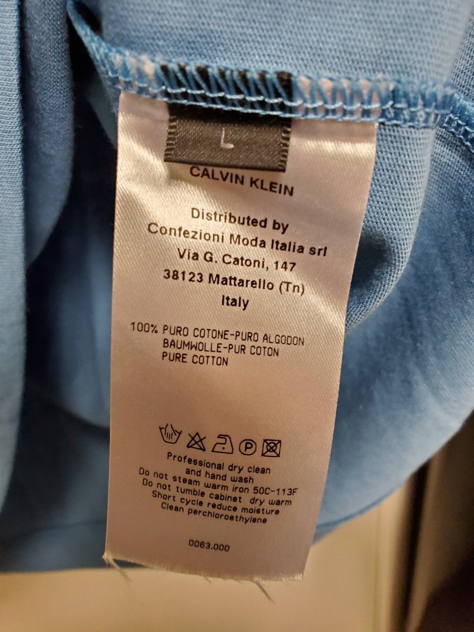 Calvin Klein Calvin Klein Collection Crewneck T Shirt BNWOT Sz L Size US M / EU 48-50 / 2 - 3 Thumbnail