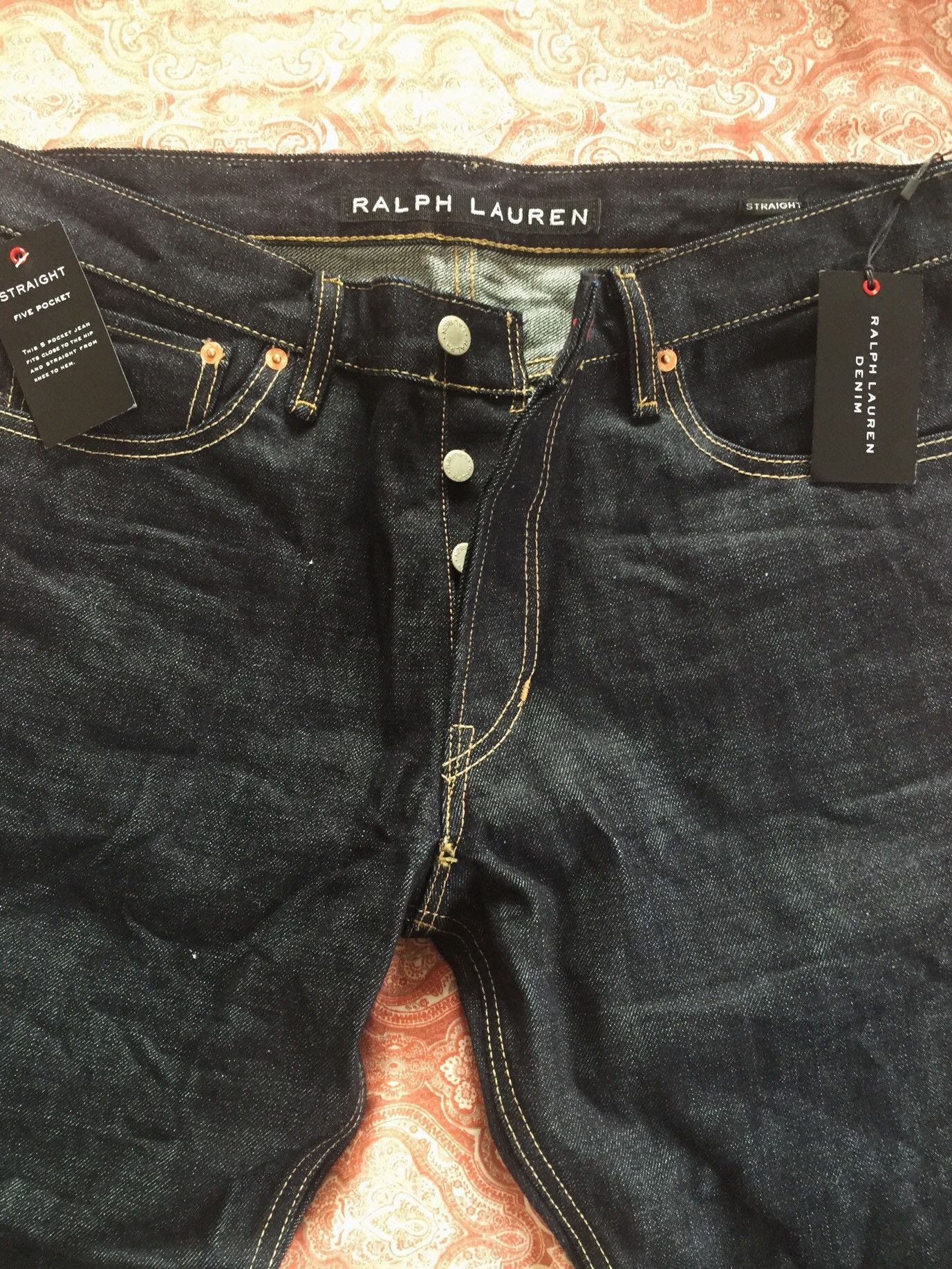 Ralph Lauren Black Label Selvedge RAW jeans Grailed