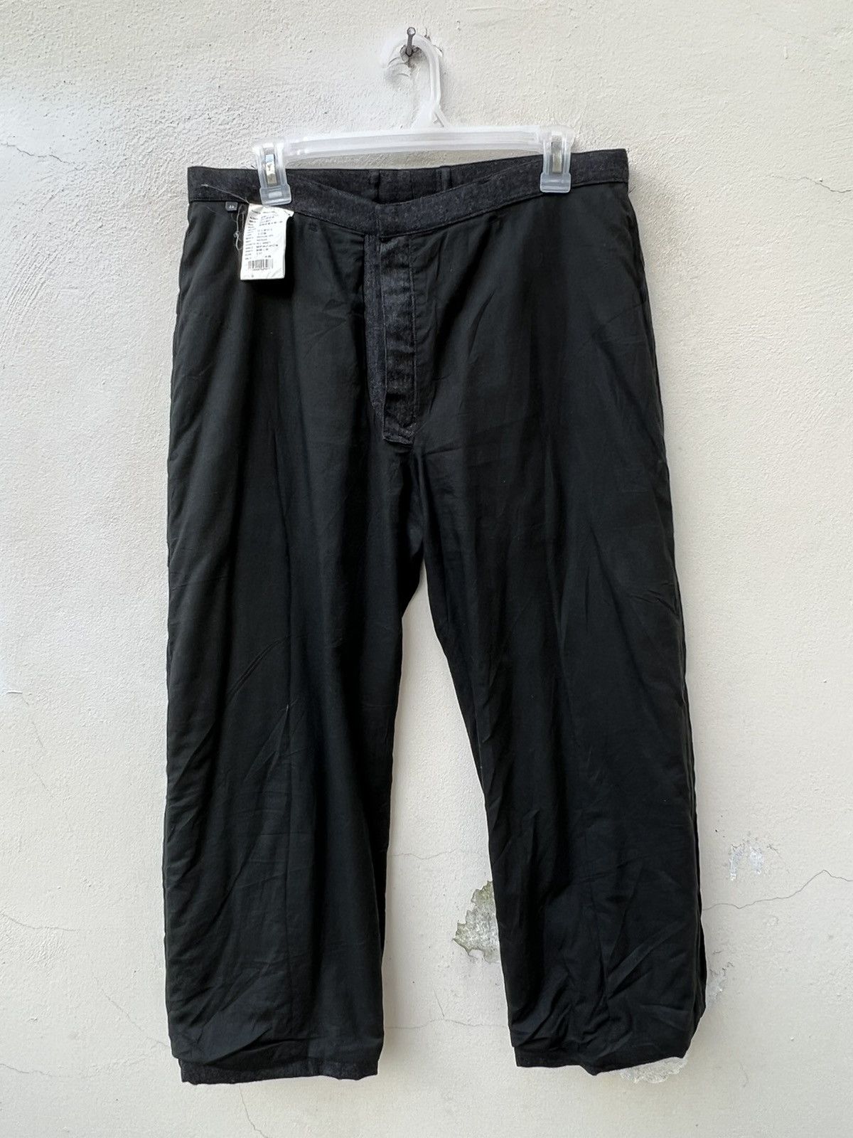 Neil Barrett Vintage Neil Barrett Wool Wide Trouser Lined Cropped Pant Size US 32 / EU 48 - 12 Thumbnail