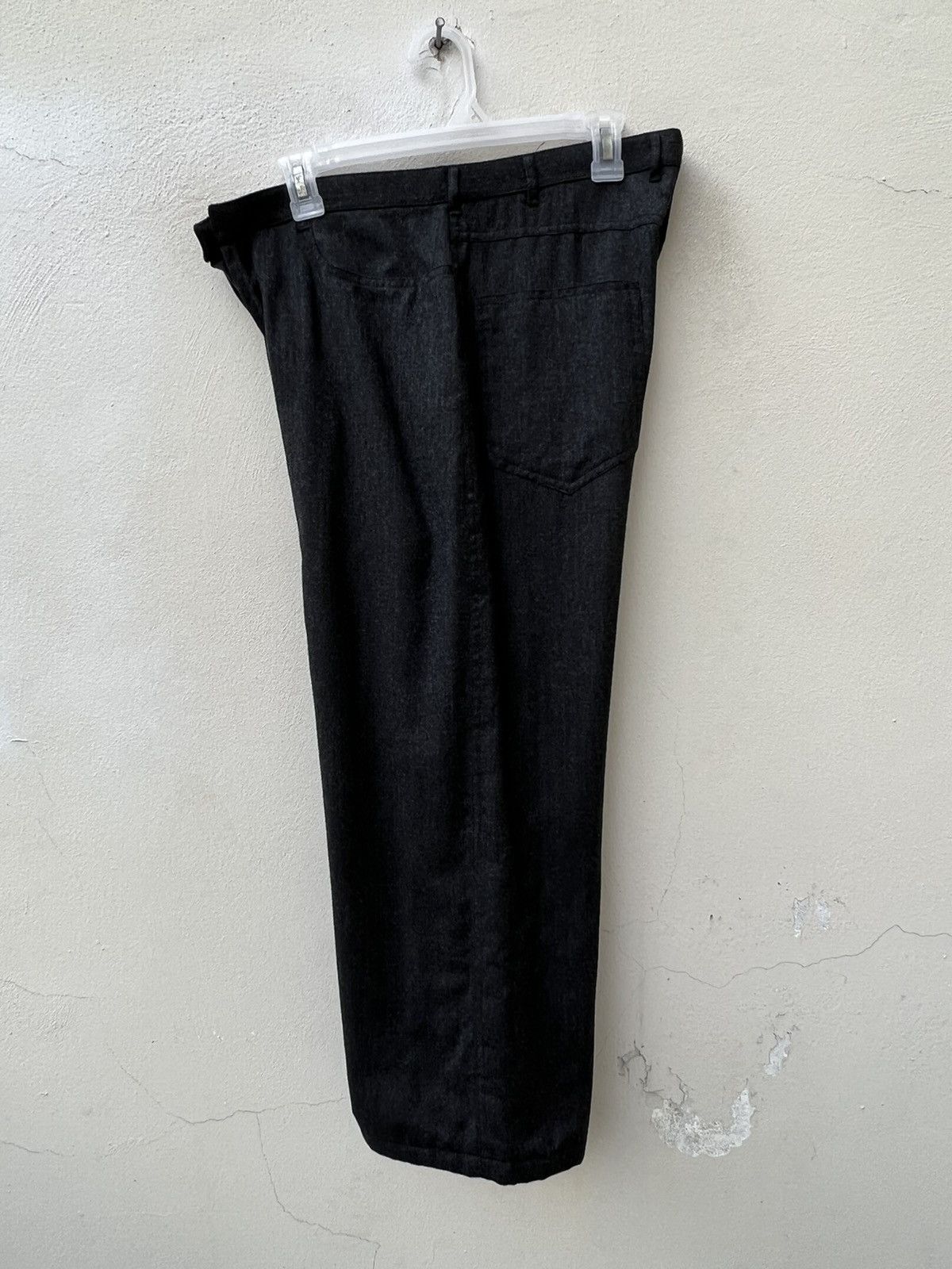 Neil Barrett Vintage Neil Barrett Wool Wide Trouser Lined Cropped Pant Size US 32 / EU 48 - 11 Thumbnail