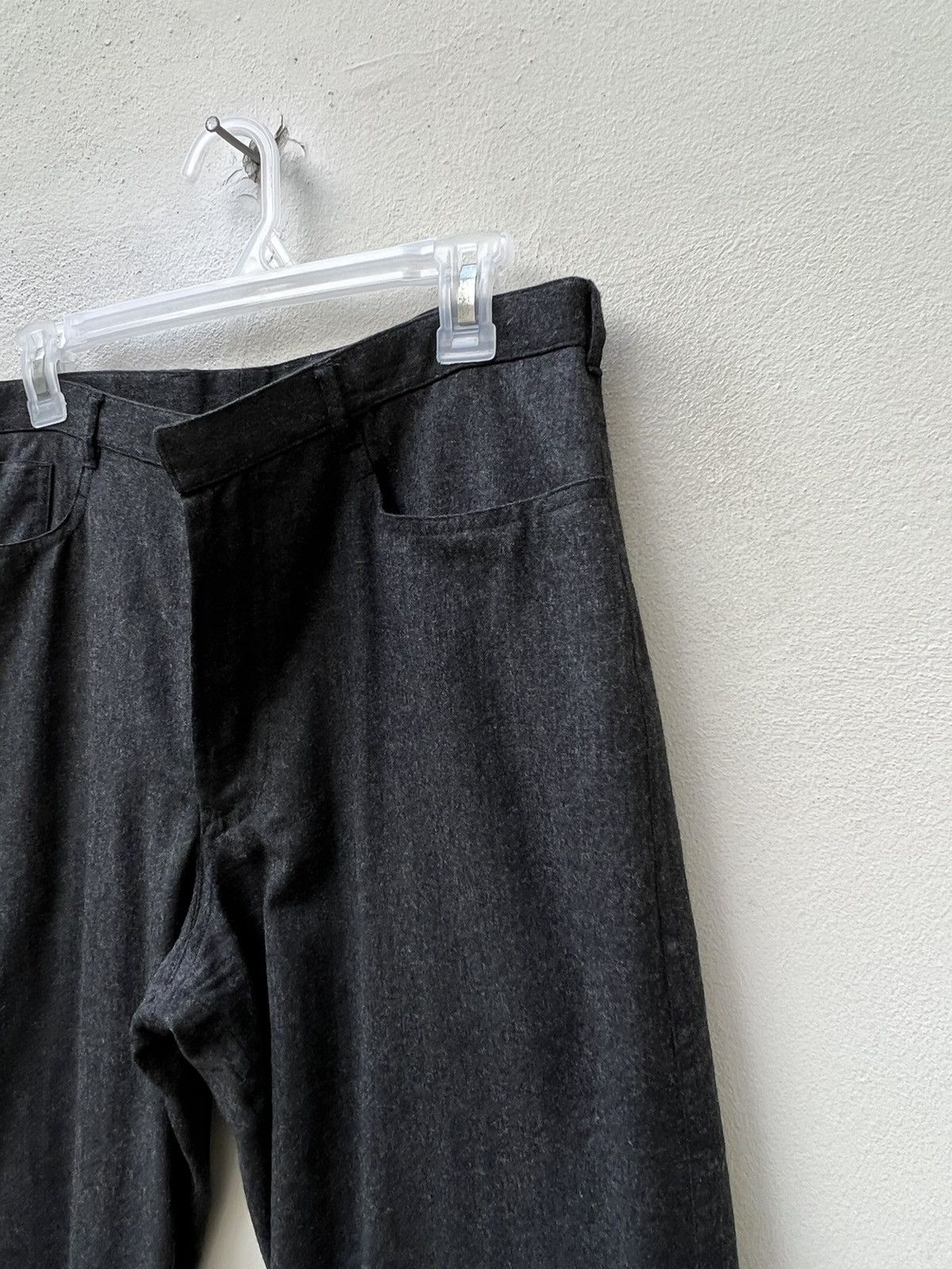 Neil Barrett Vintage Neil Barrett Wool Wide Trouser Lined Cropped Pant Size US 32 / EU 48 - 6 Thumbnail