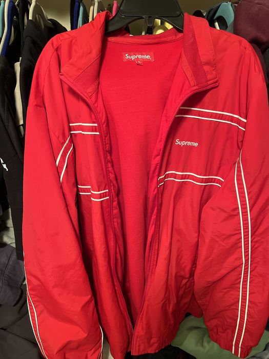 Supreme piping track online jacket