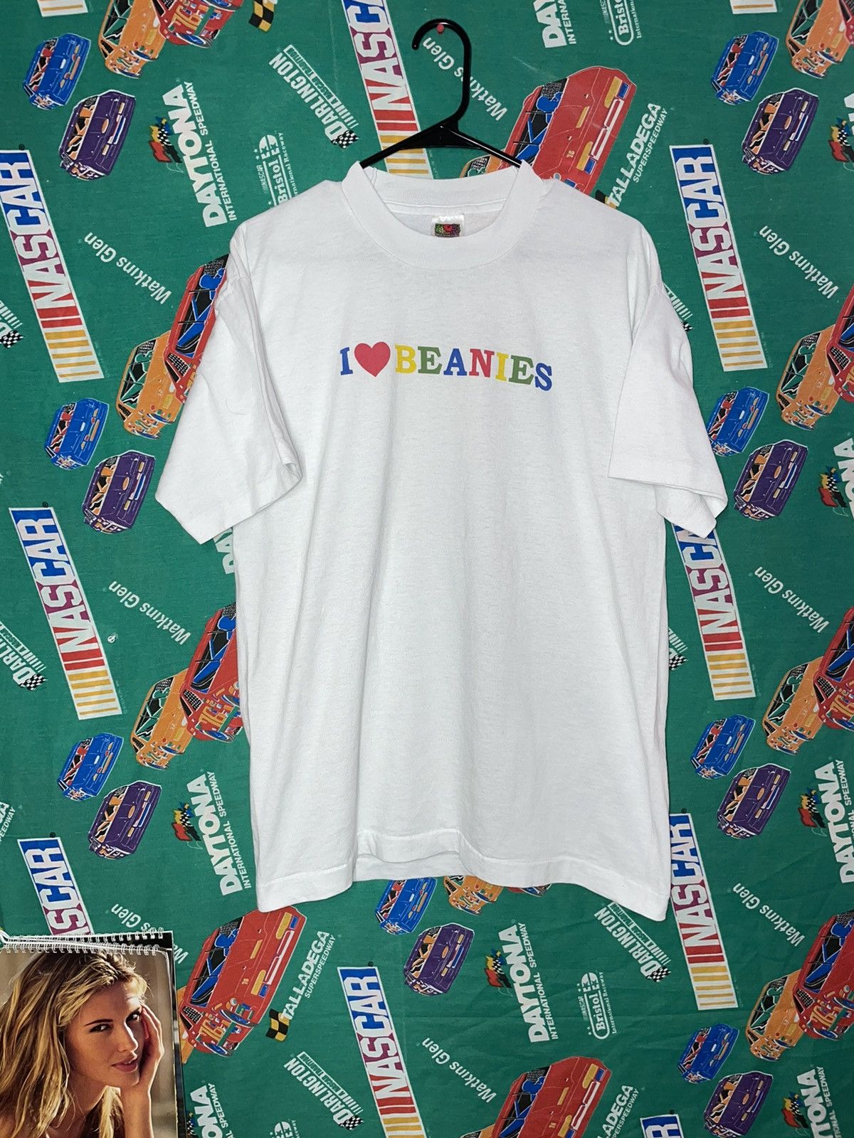 Fruit Of The Loom 90s BEANIE BABY t-shirt Single Stitch Babies Kidcore Vintage Size US L / EU 52-54 / 3 - 2 Thumbnail