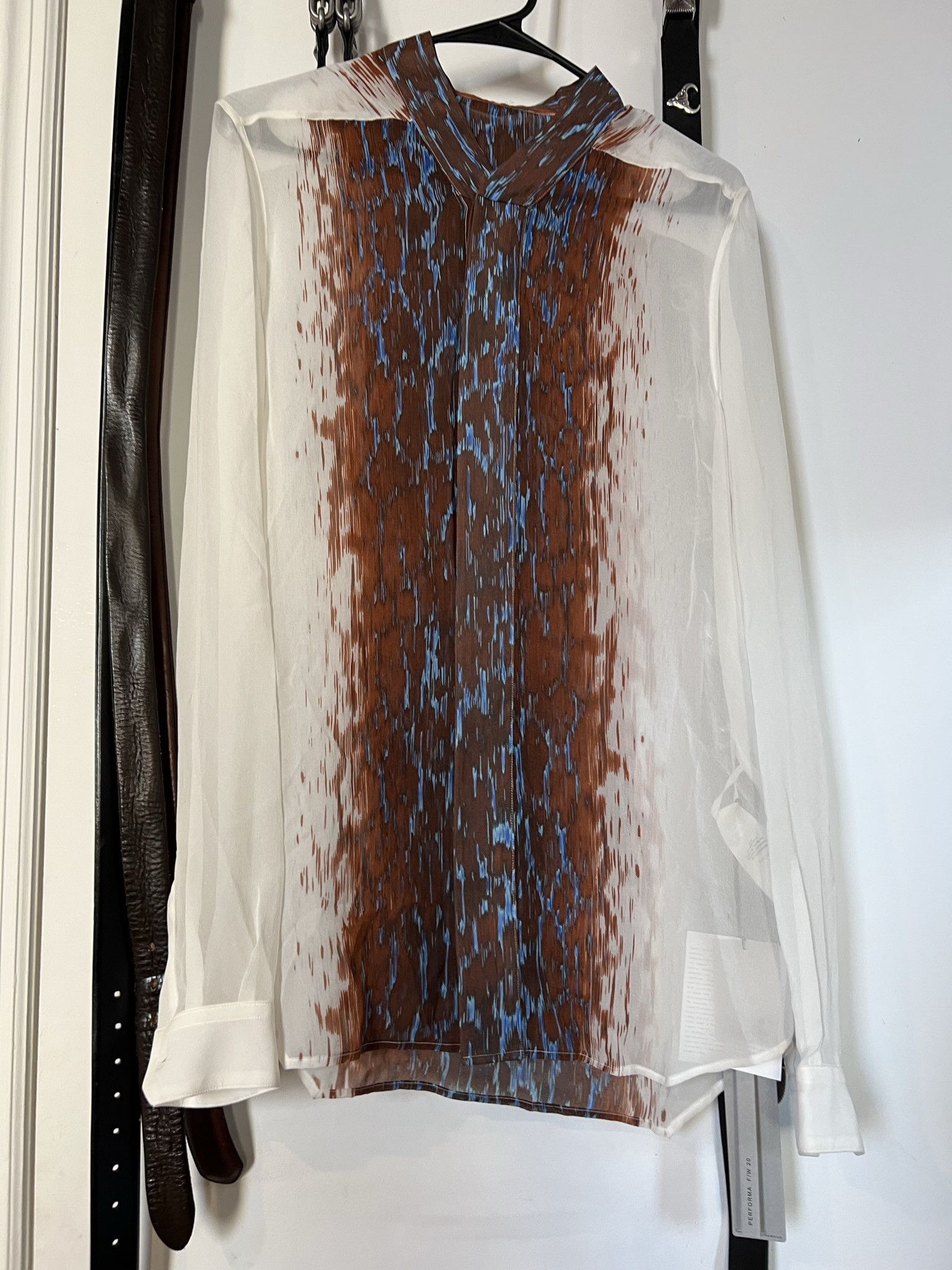 Rick Owens Rick Owens Performa Silk Shirt sz 46 | Grailed 