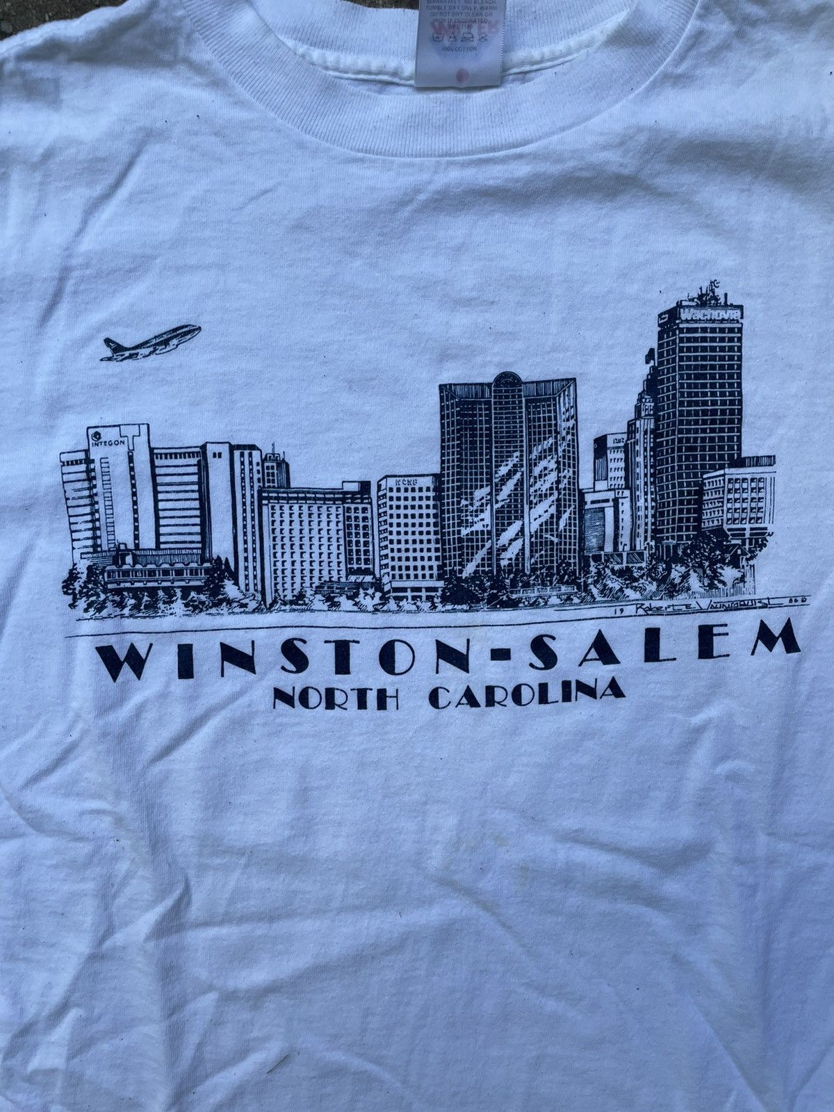 Vintage Early 90s SC T-shirt Size US L / EU 52-54 / 3 - 2 Thumbnail