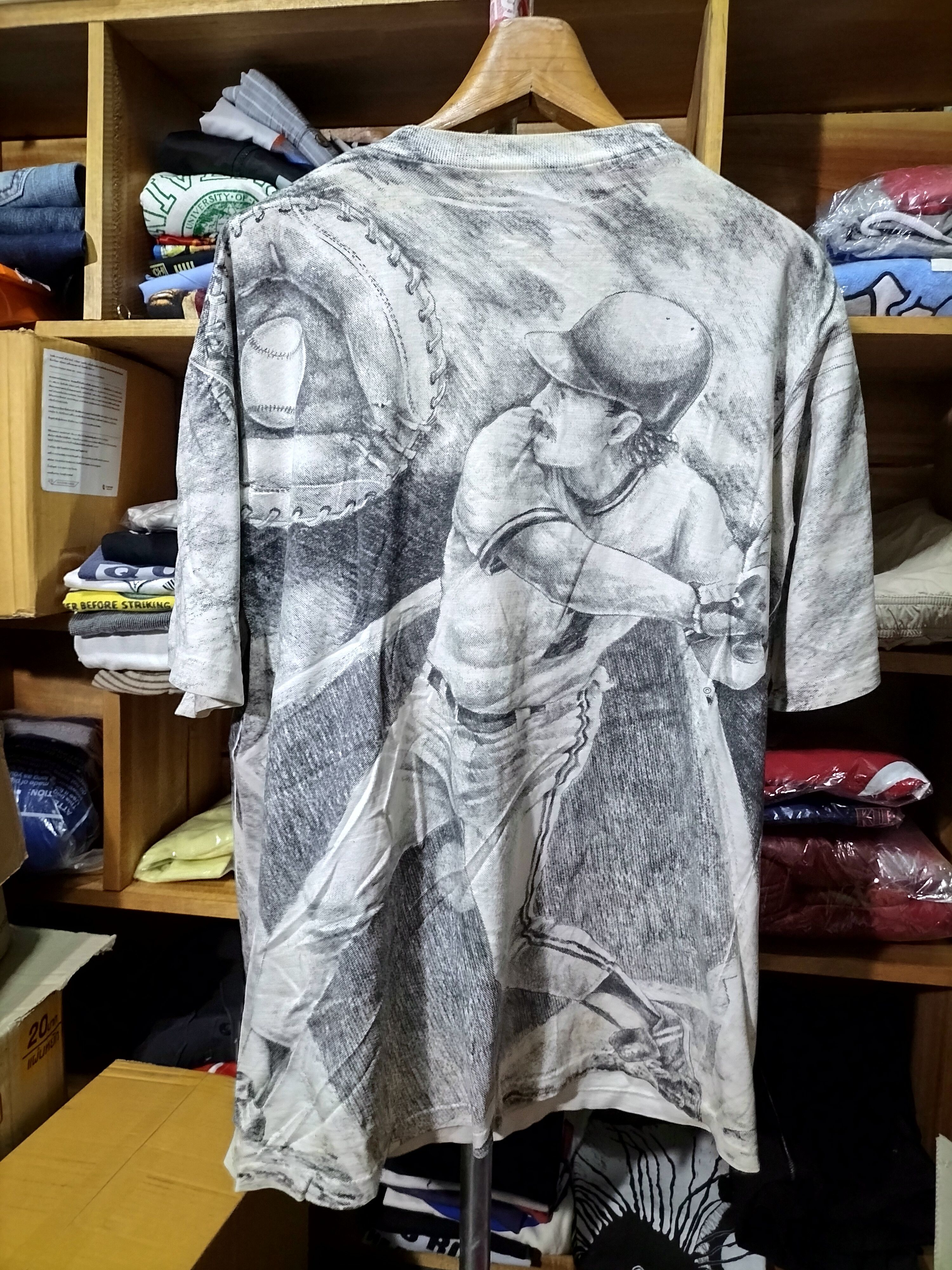 MLB × Vintage Vintage 90s MLB Yellowstone Baseball Overprint fashion Size US XL / EU 56 / 4 - 7 Thumbnail