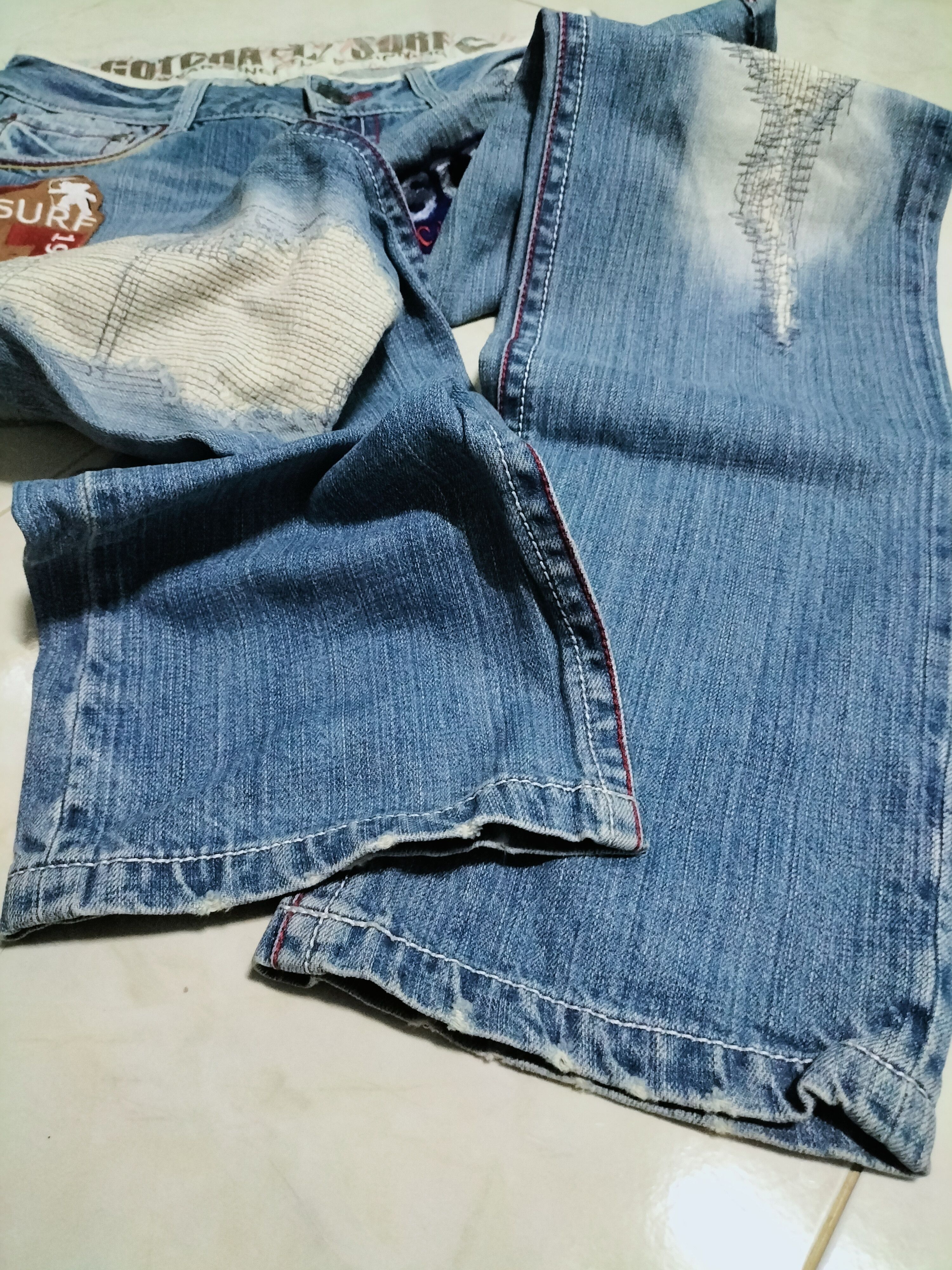 Gotcha Vintage Gotcha International Patches Surfing Patchwork Size US 35 - 13 Thumbnail
