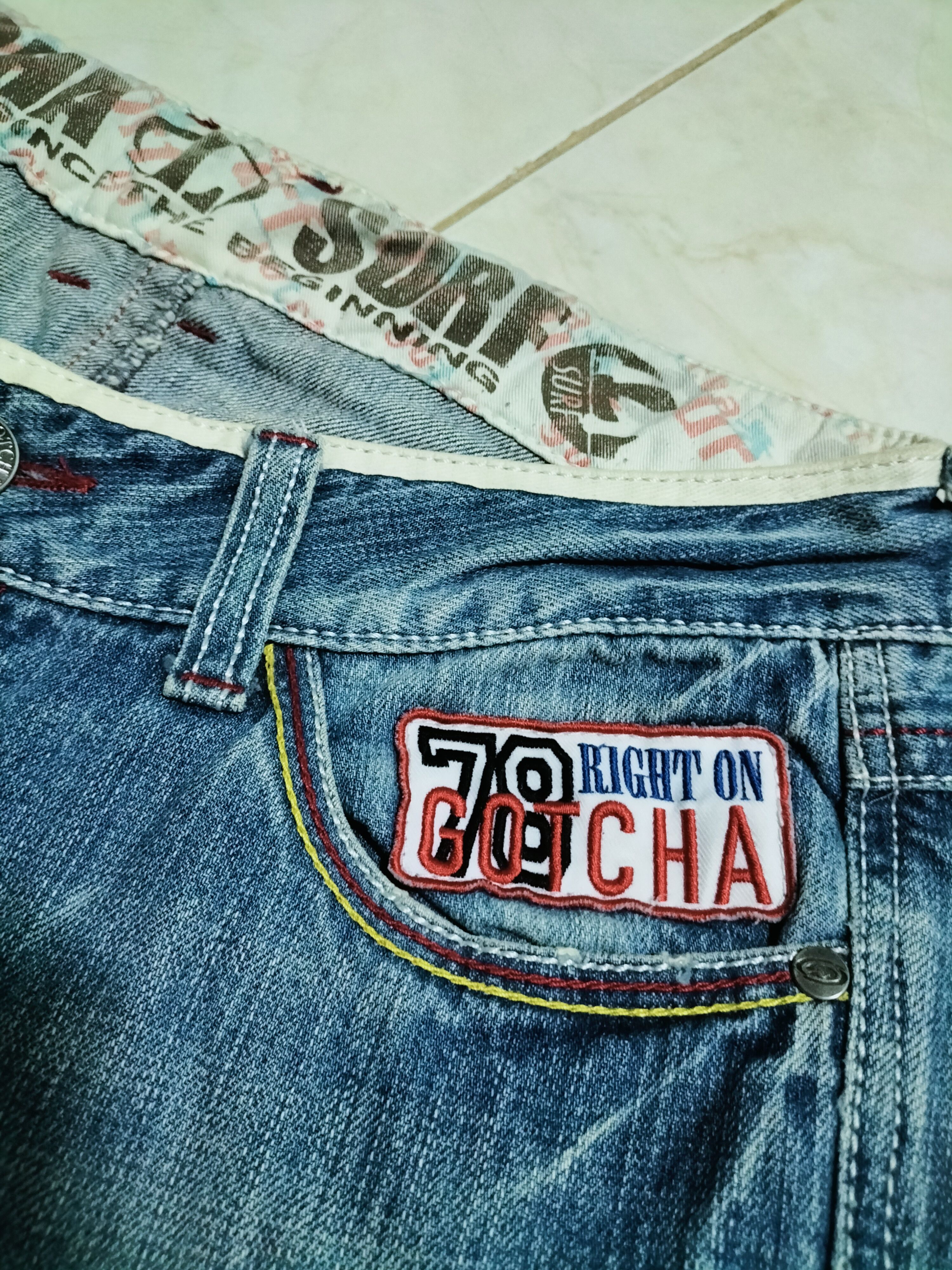 Gotcha Vintage Gotcha International Patches Surfing Patchwork Size US 35 - 16 Thumbnail