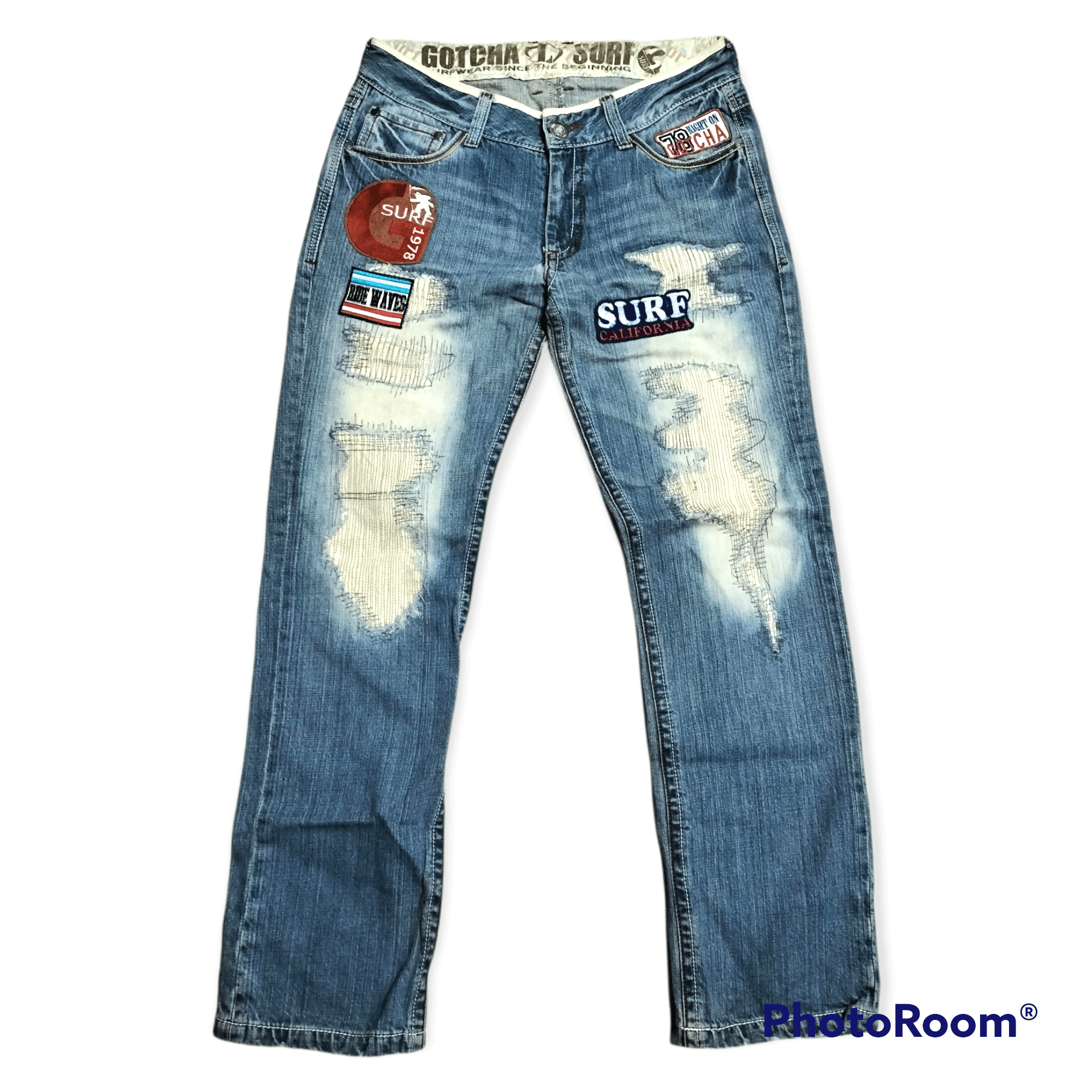 Gotcha Vintage Gotcha International Patches Surfing Patchwork Size US 35 - 1 Thumbnail