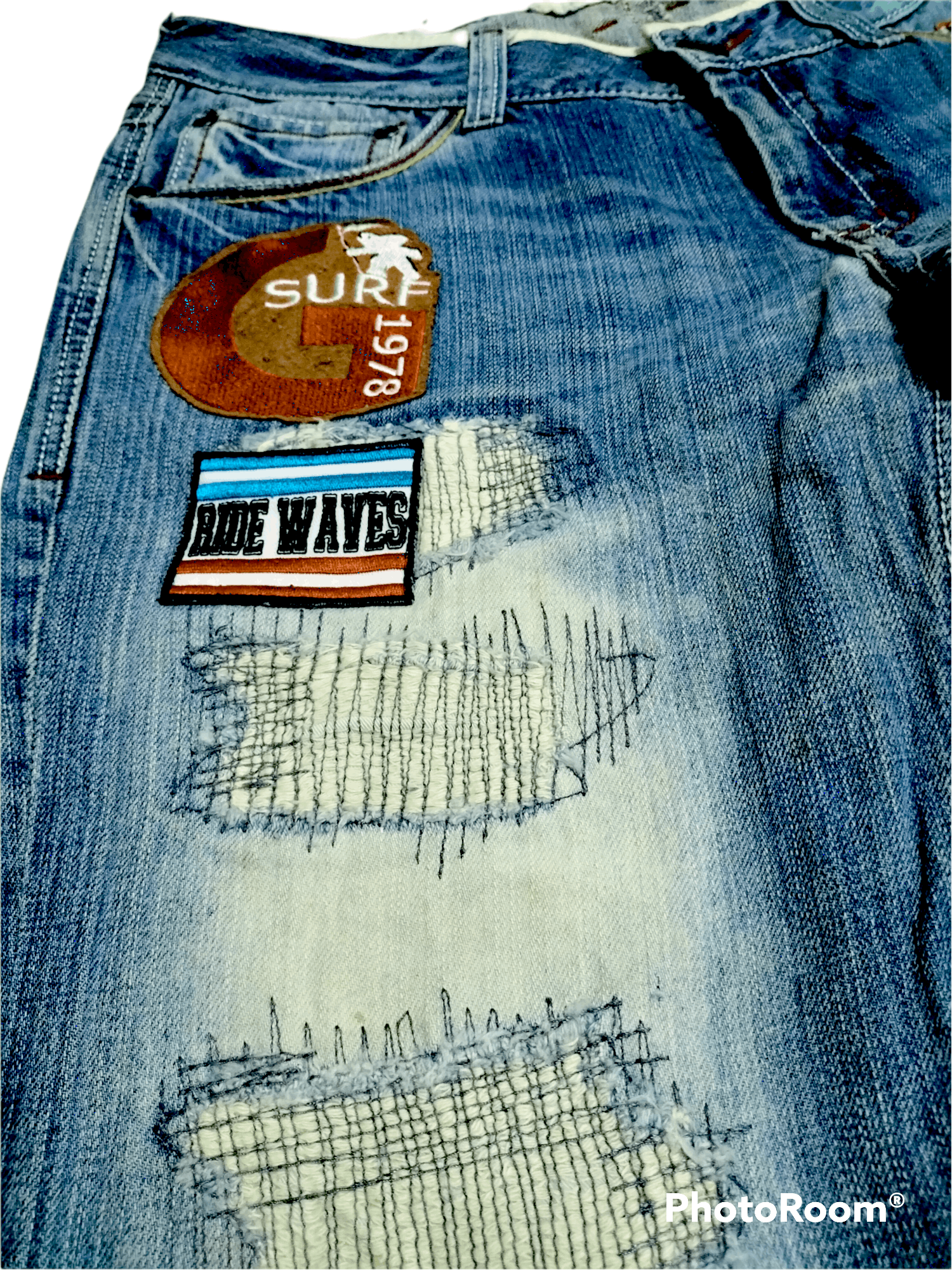 Gotcha Vintage Gotcha International Patches Surfing Patchwork Size US 35 - 4 Thumbnail