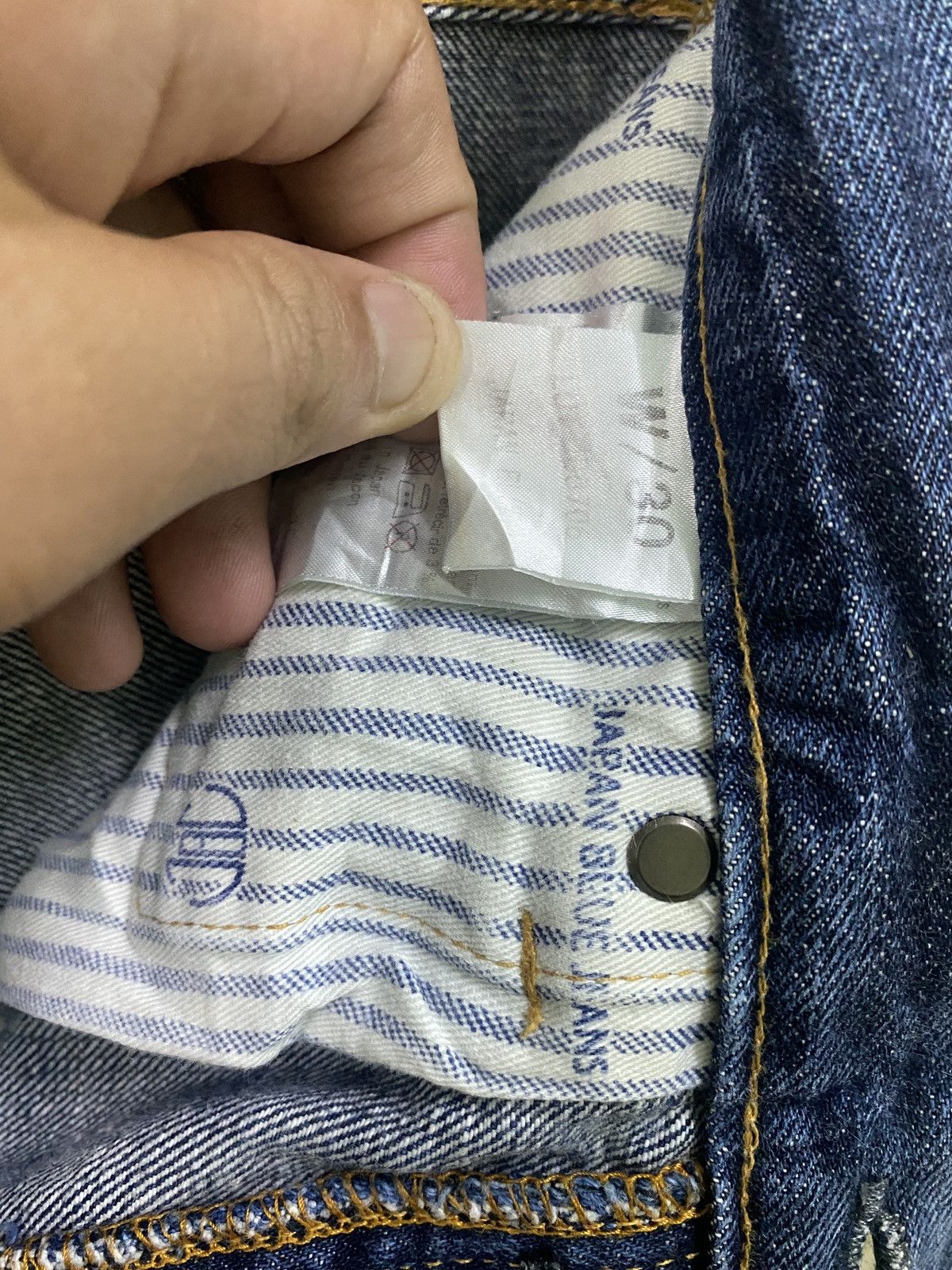 Japan Blue × Japanese Brand × Vintage Vintage JAPAN BLUE JEANS Selvedge Denim Size US 29 - 14 Thumbnail