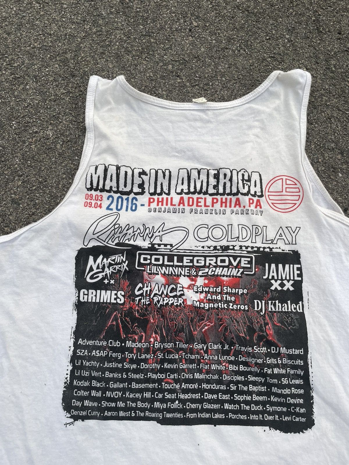 Band Tees 2016 Jay-Z Festival Concert Tank Top Travis Scott Lil Wayne Size US XXL / EU 58 / 5 - 1 Thumbnail