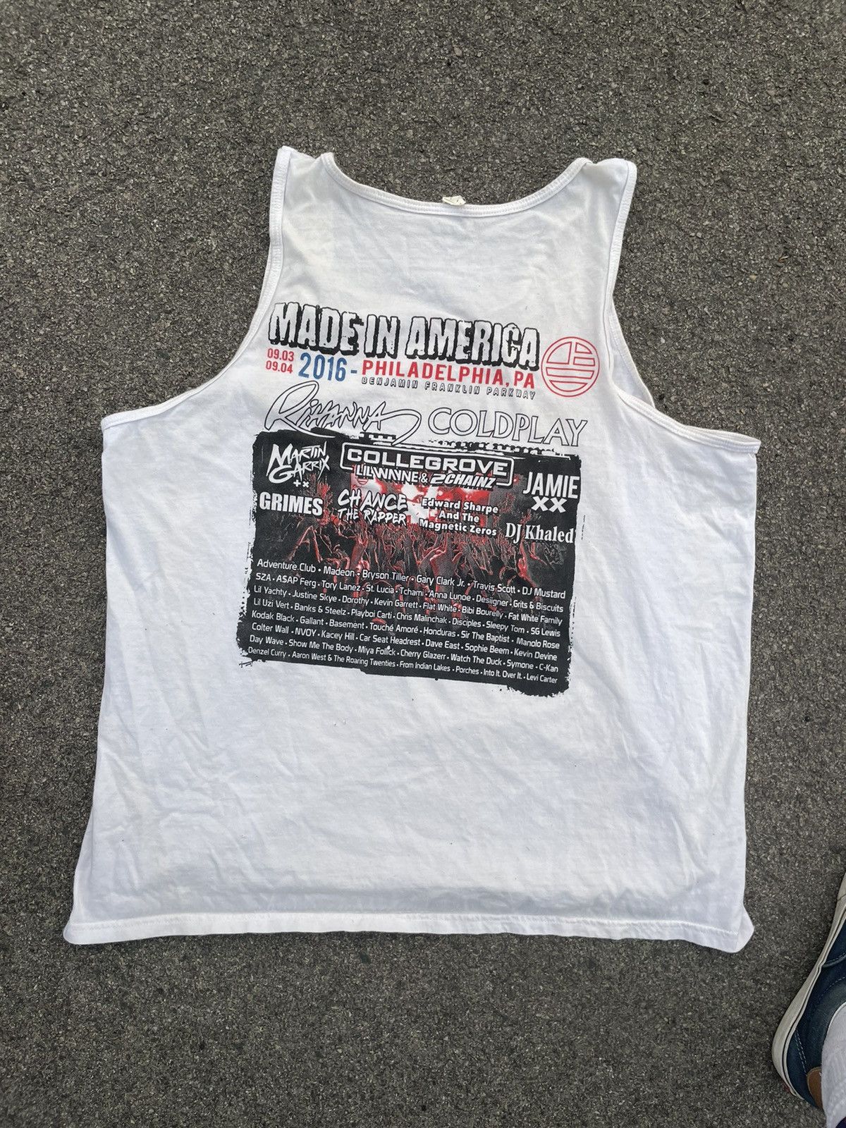 Band Tees 2016 Jay-Z Festival Concert Tank Top Travis Scott Lil Wayne Size US XXL / EU 58 / 5 - 4 Thumbnail