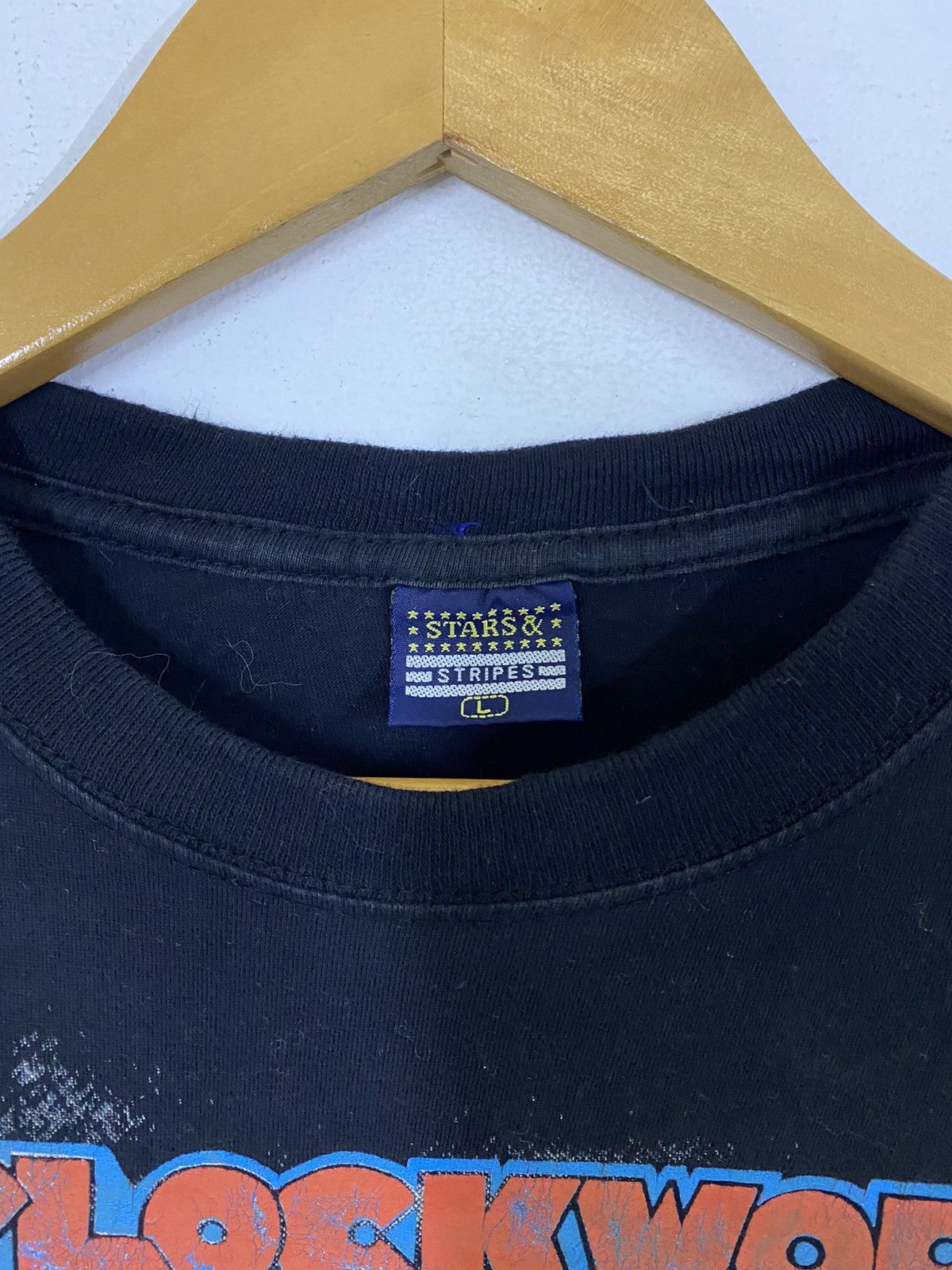 Vintage vintage 90s CLOCKWORK ORANGE rare design promo t-shirts Size US L / EU 52-54 / 3 - 6 Thumbnail