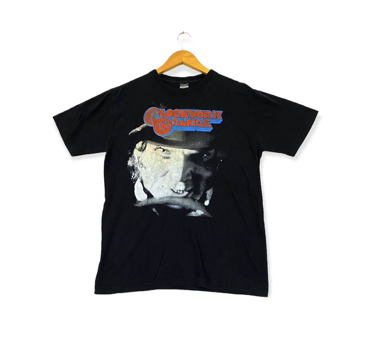 Vintage vintage 90s CLOCKWORK ORANGE rare design promo t-shirts Size US L / EU 52-54 / 3 - 1 Thumbnail