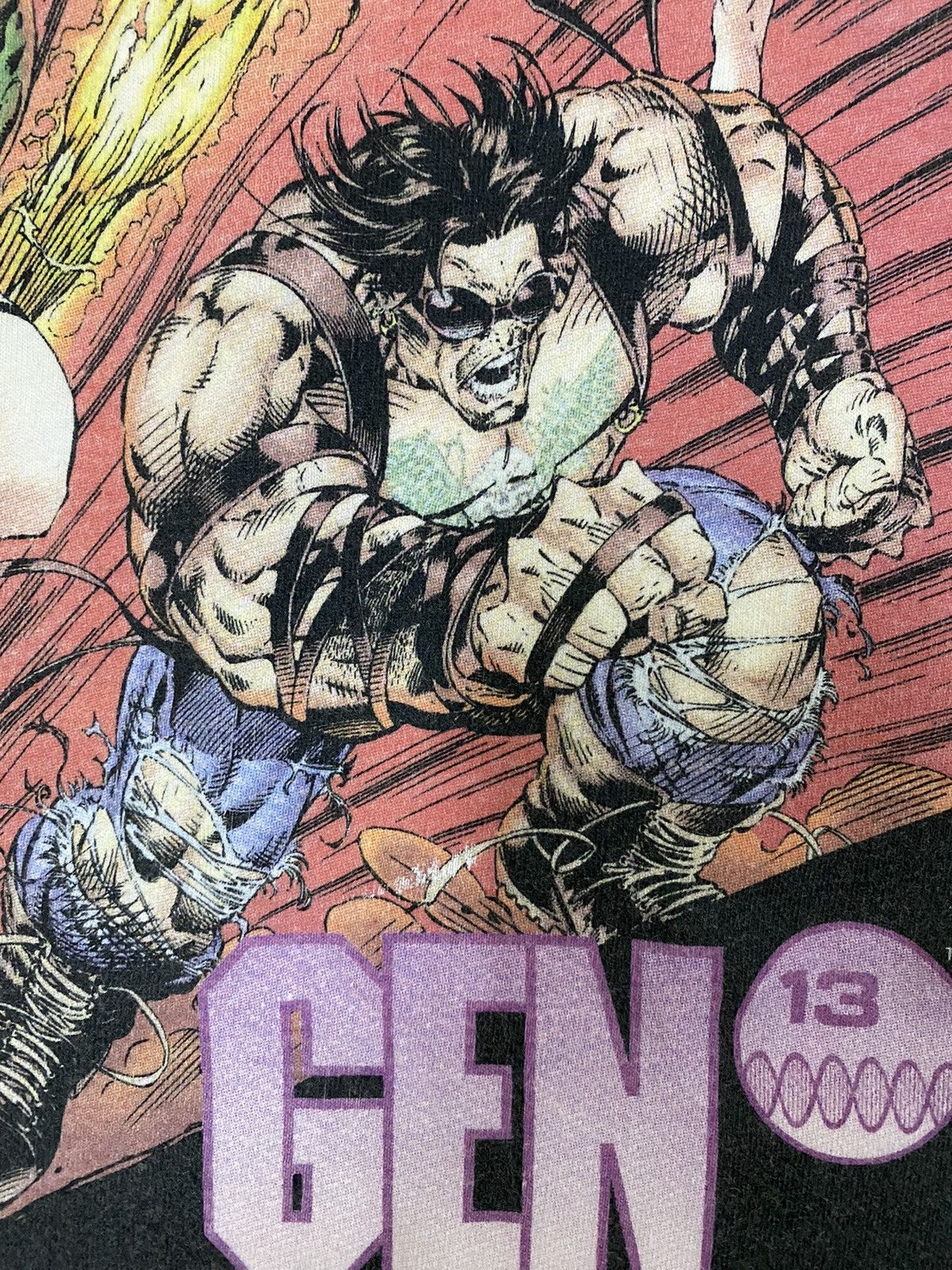 Marvel Comics vintage 1993 GEN 13 artwork drawing promo t-shirts Size US XL / EU 56 / 4 - 7 Thumbnail