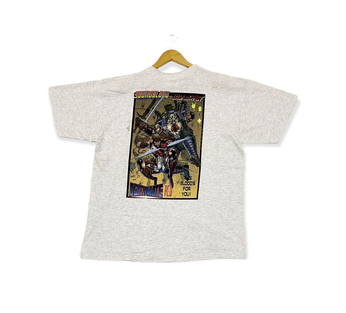 Marvel Comics vintage 90s DEATHMATE RED artwork drawing promo t-shirts Size US XL / EU 56 / 4 - 1 Thumbnail