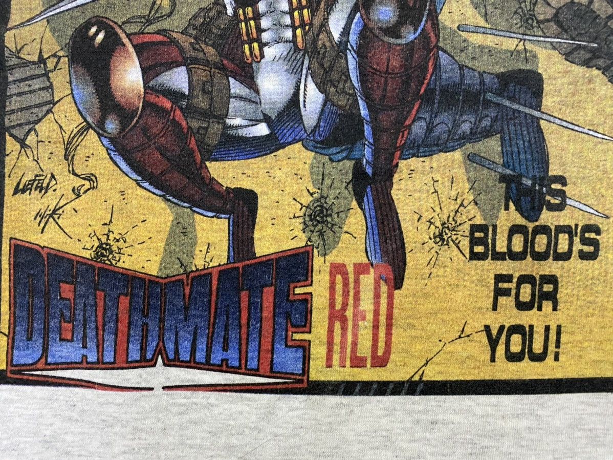 Marvel Comics vintage 90s DEATHMATE RED artwork drawing promo t-shirts Size US XL / EU 56 / 4 - 6 Thumbnail