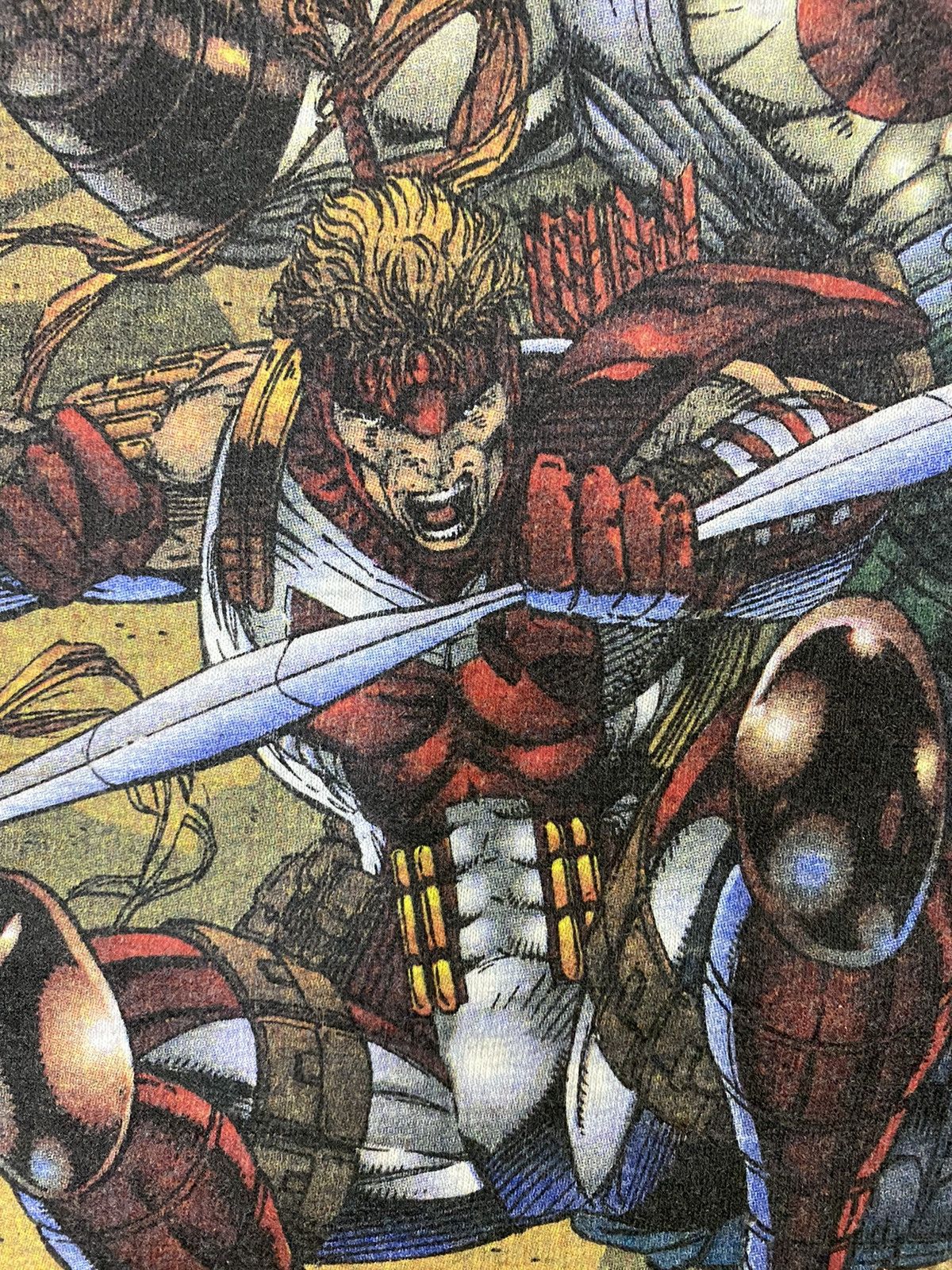Marvel Comics vintage 90s DEATHMATE RED artwork drawing promo t-shirts Size US XL / EU 56 / 4 - 4 Thumbnail