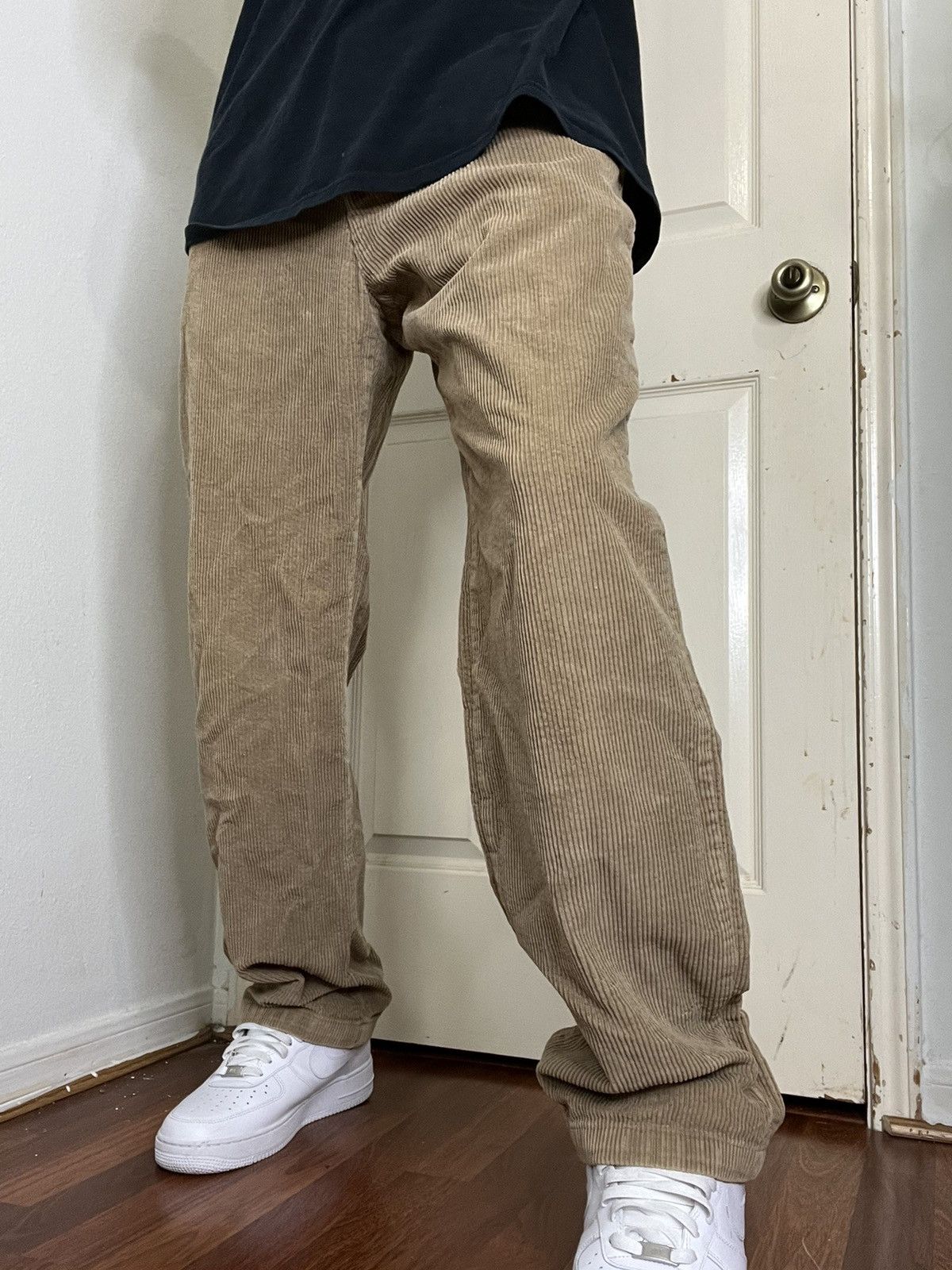 Other Vintage Oatmeal Corduroy Pants Size US 34 / EU 50 - 1 Thumbnail