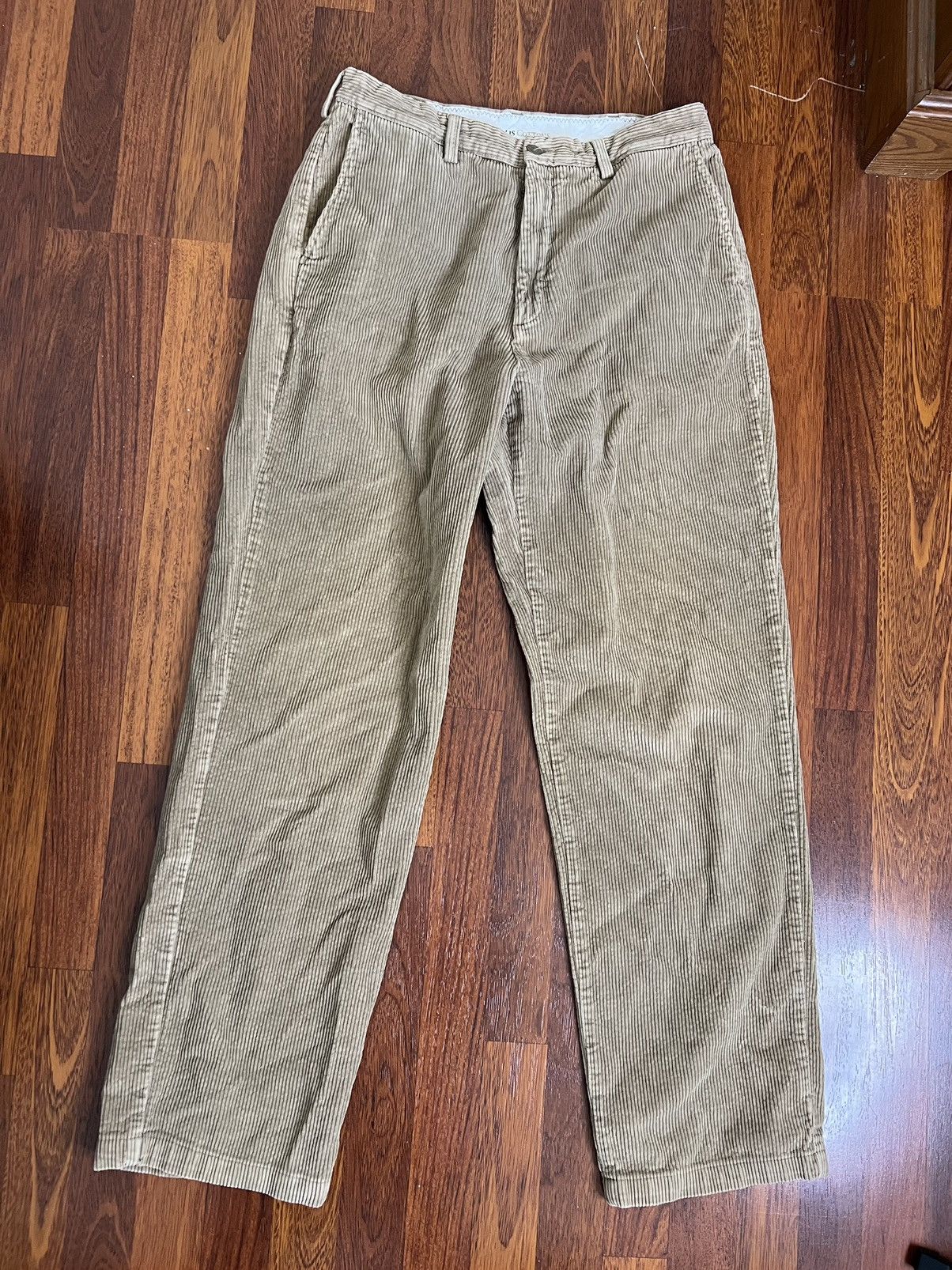 Other Vintage Oatmeal Corduroy Pants Size US 34 / EU 50 - 3 Thumbnail